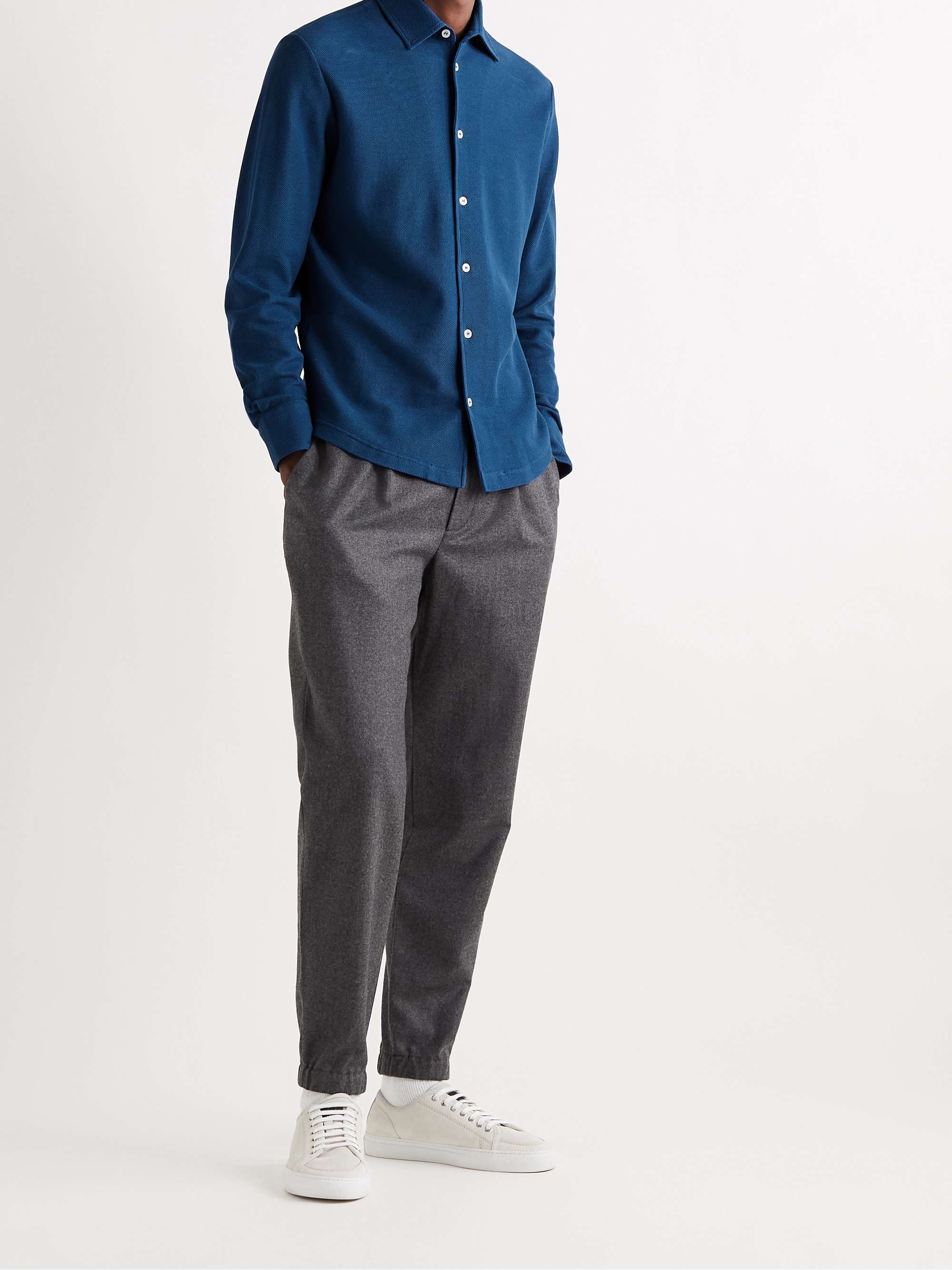 LORO PIANA Cotton-Piqué Shirt