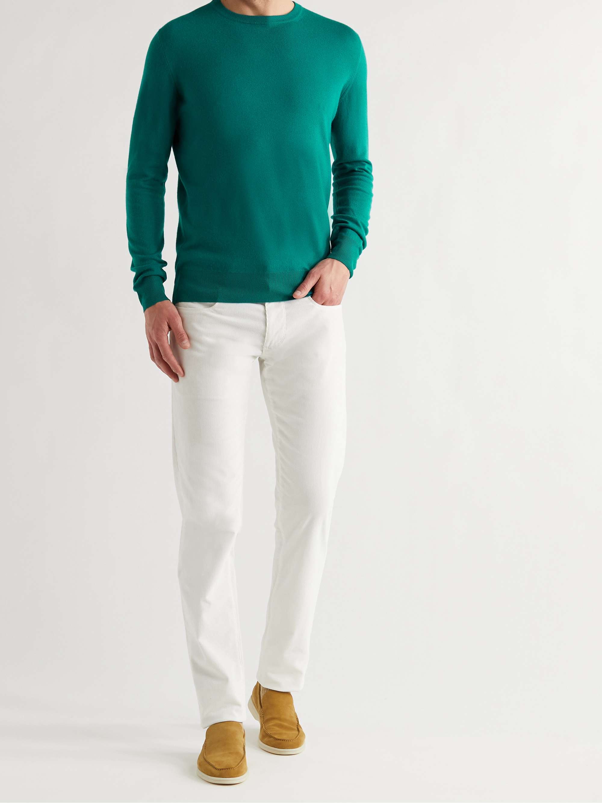 LORO PIANA Slim-Fit Baby Cashmere Sweater