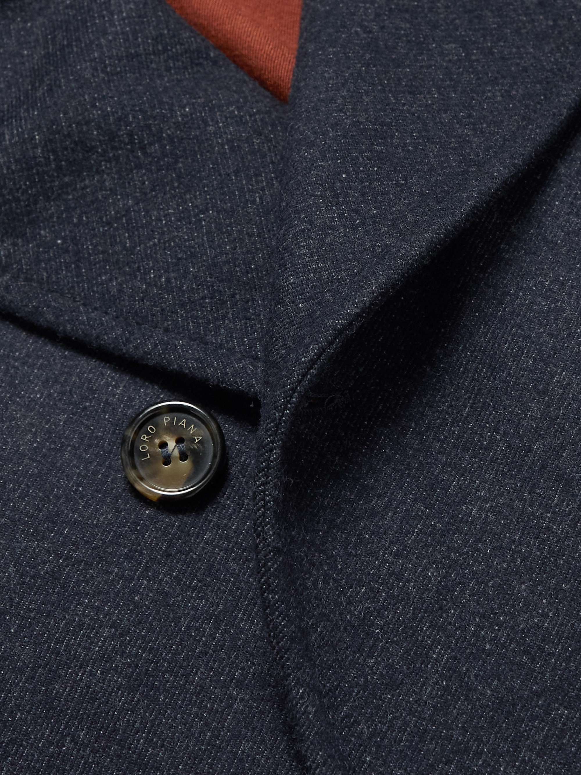 LORO PIANA Caldwell Virgin Wool and Cashmere-Blend Peacoat