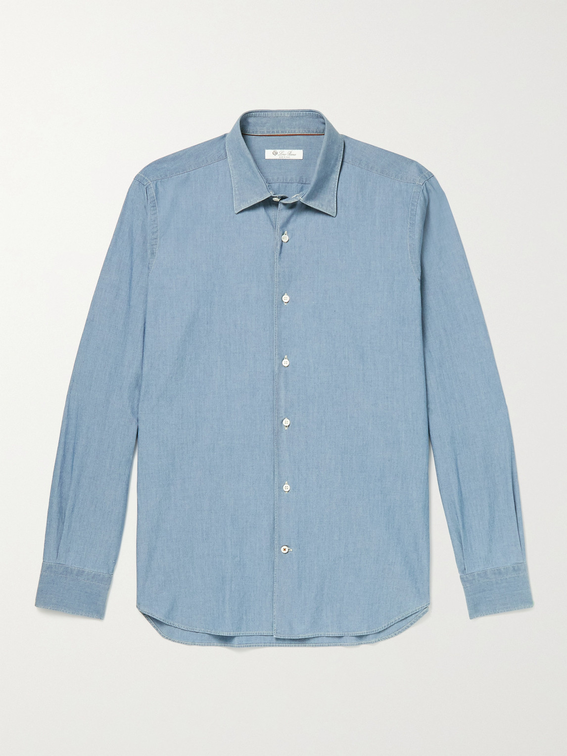 Loro Piana Arthur Preston Cotton-Chambray Shirt - Men