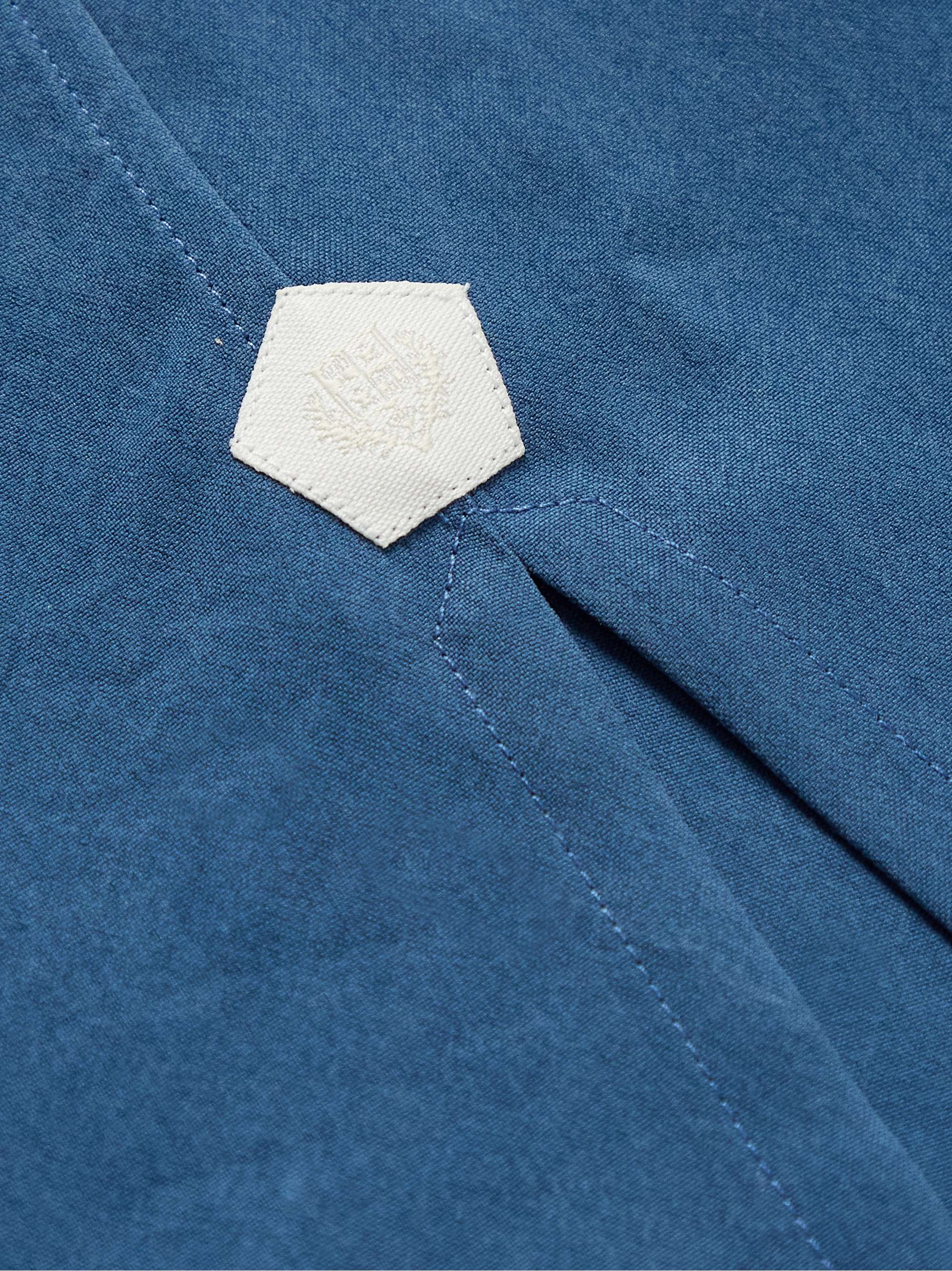 LORO PIANA André Silk Half-Placket Shirt