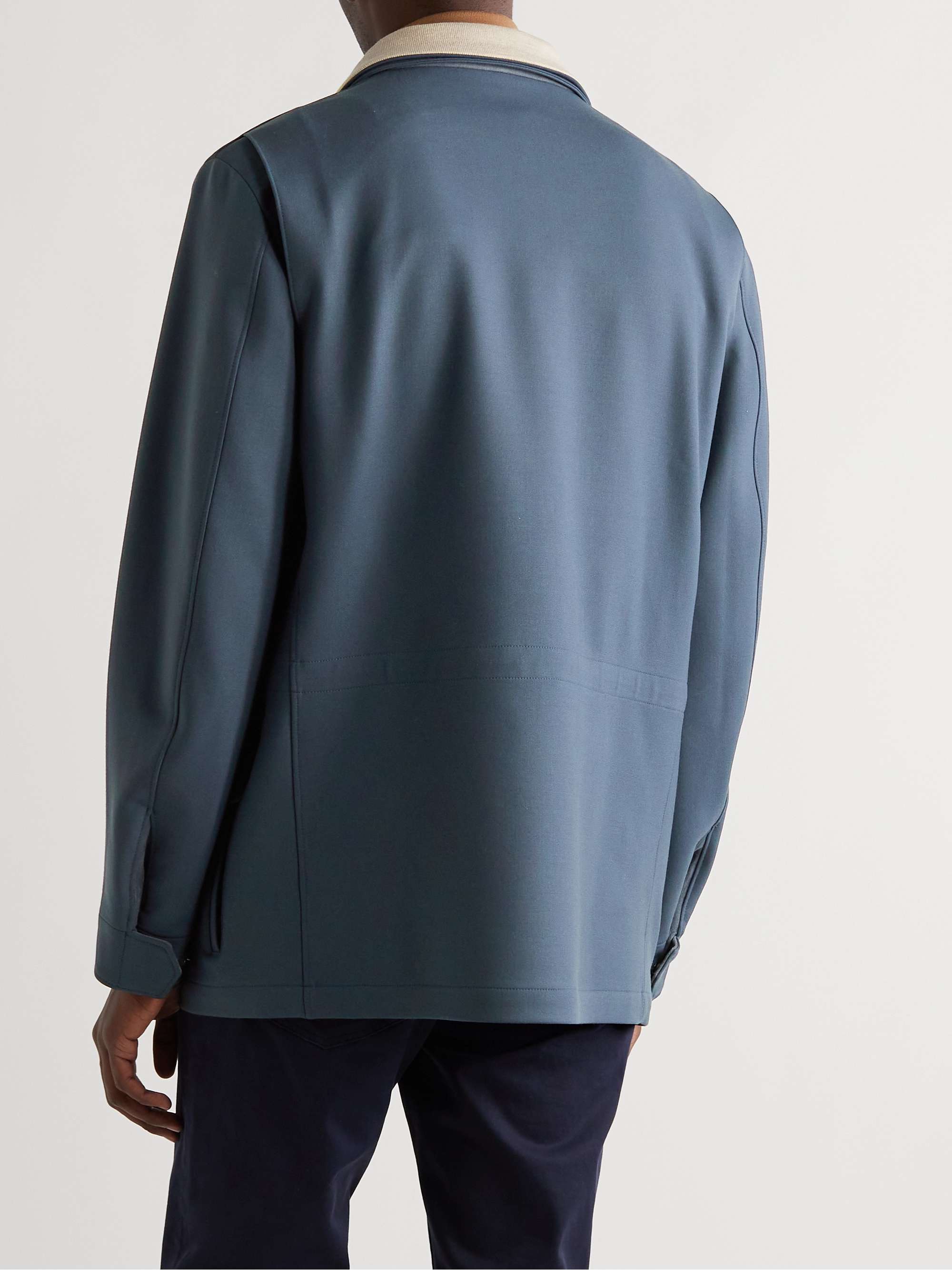 LORO PIANA Traveller Stretch Virgin Wool Jacket