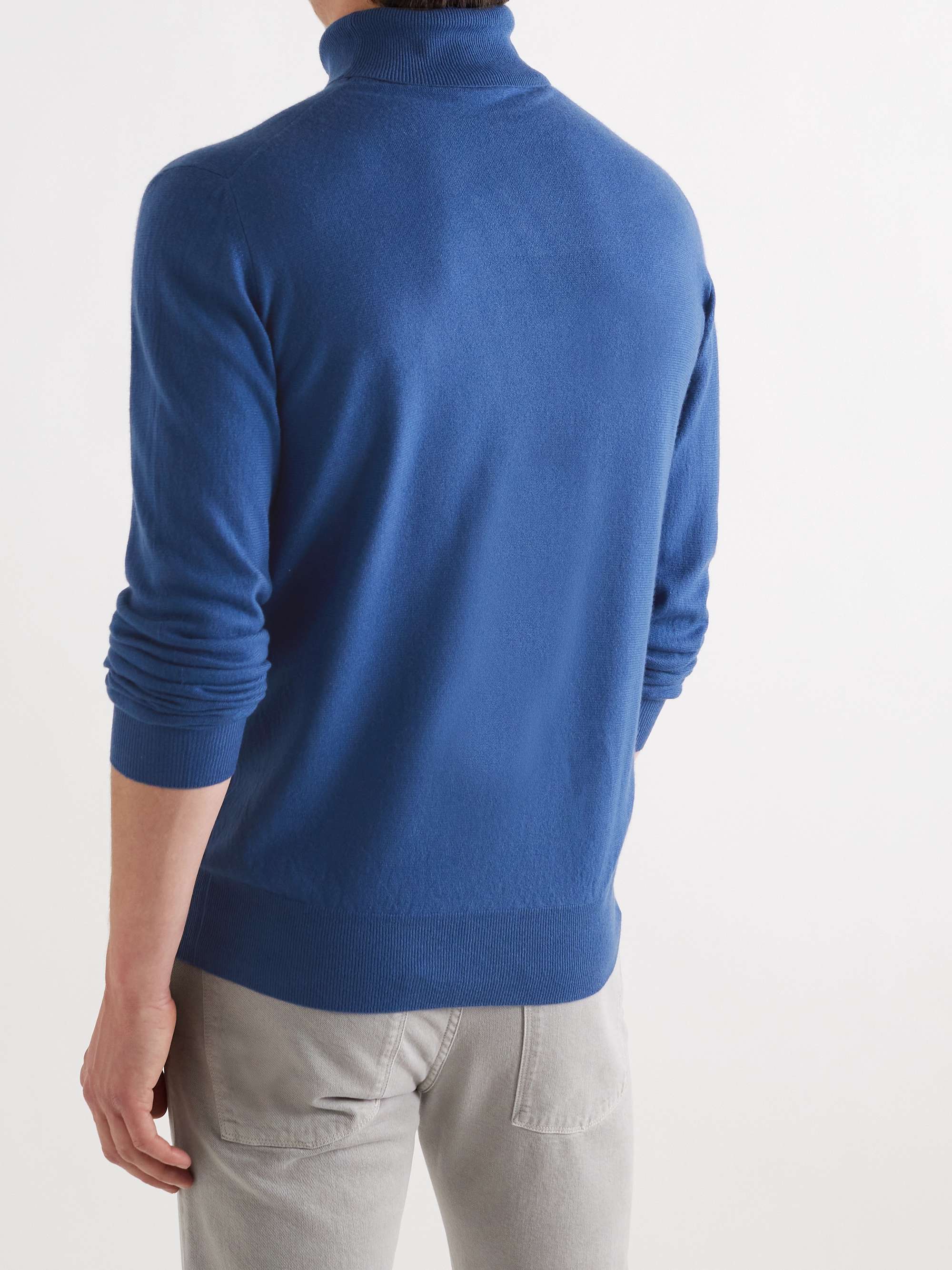 LORO PIANA Dolcevita Slim-Fit Baby Cashmere Rollneck Sweater