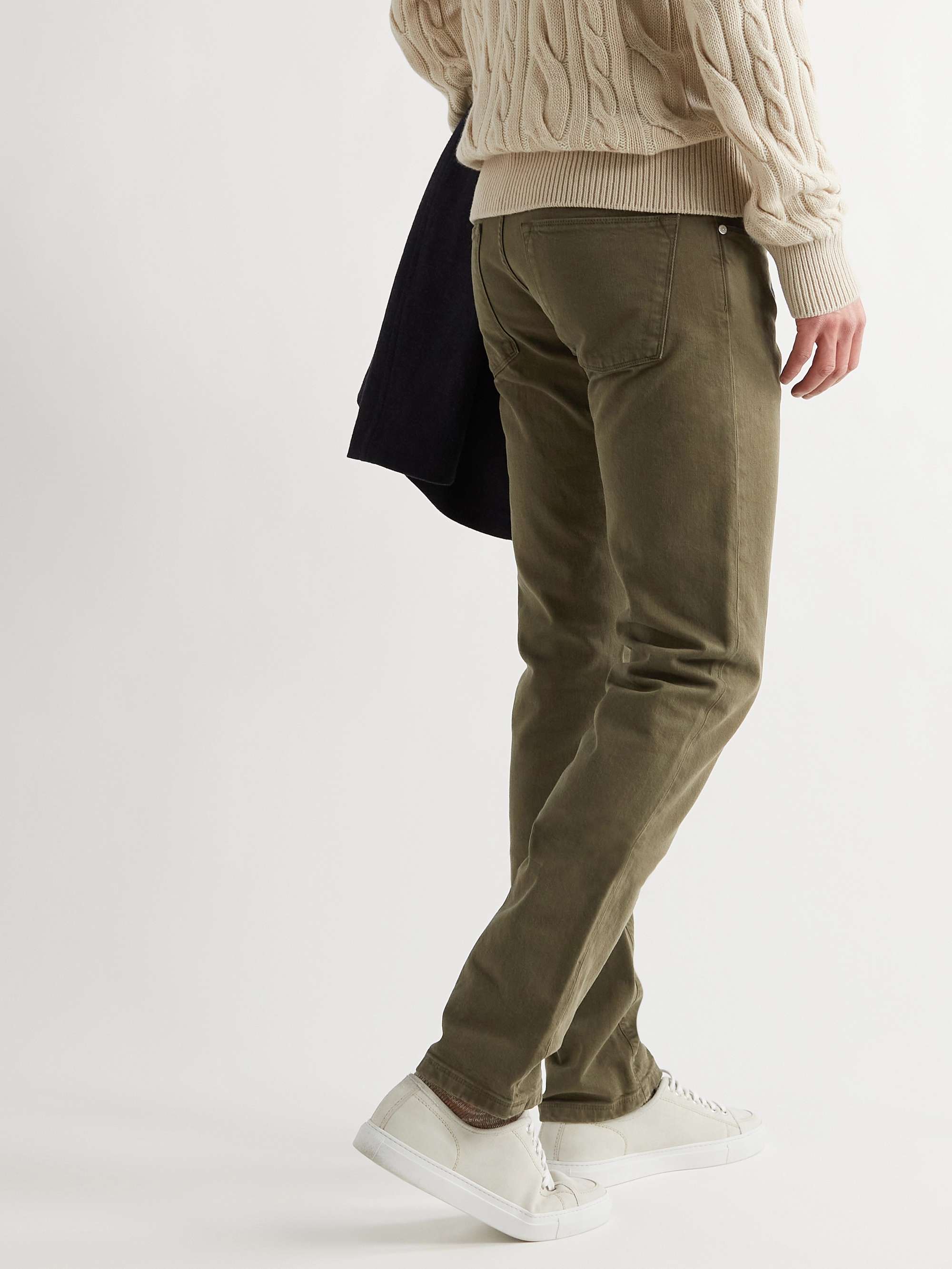 LORO PIANA Slim-Fit Stretch-Denim Jeans