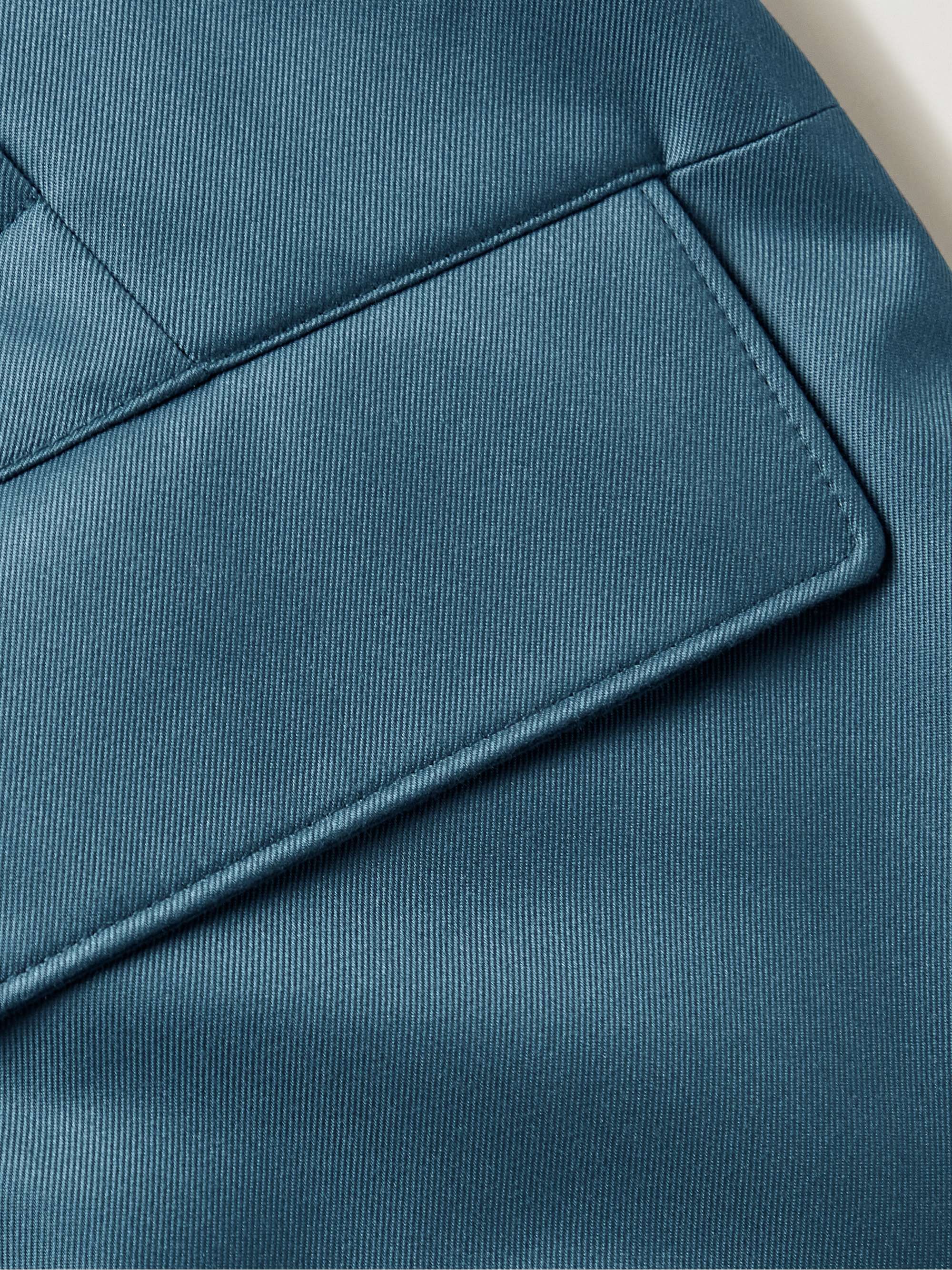LORO PIANA Padded Silk-Twill Bomber Jacket