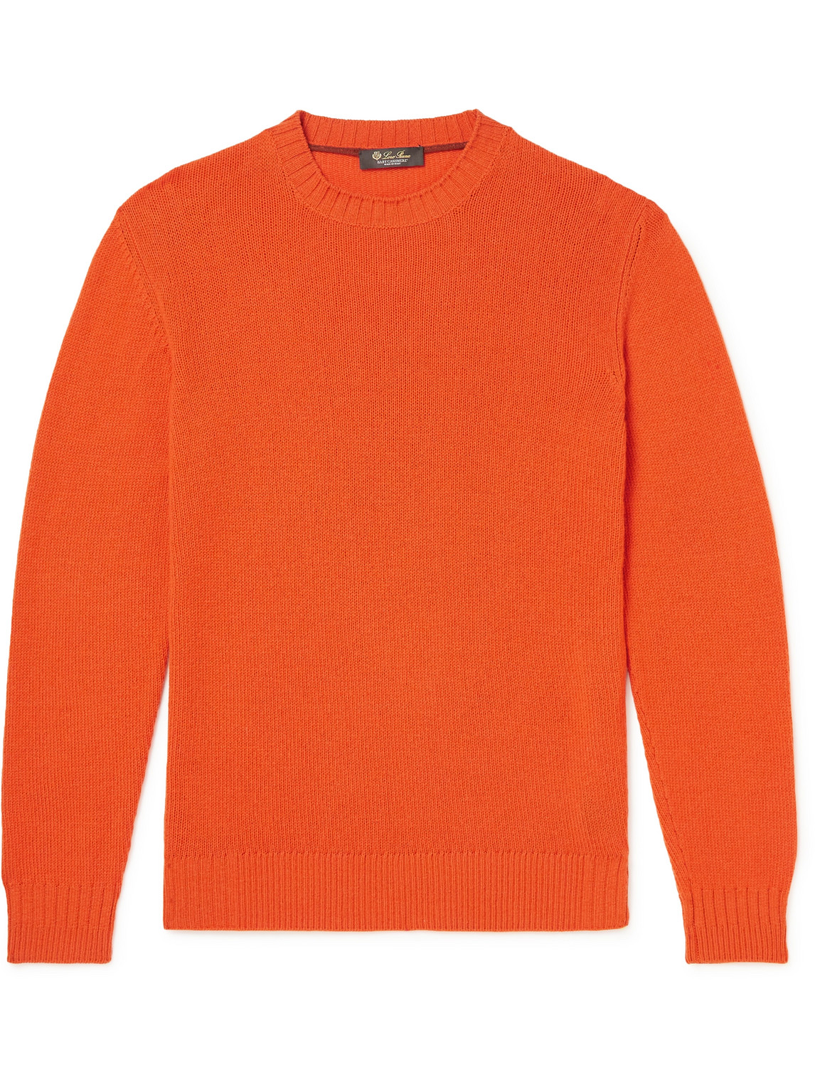 Loro Piana Baby Cashmere Sweater In Orange