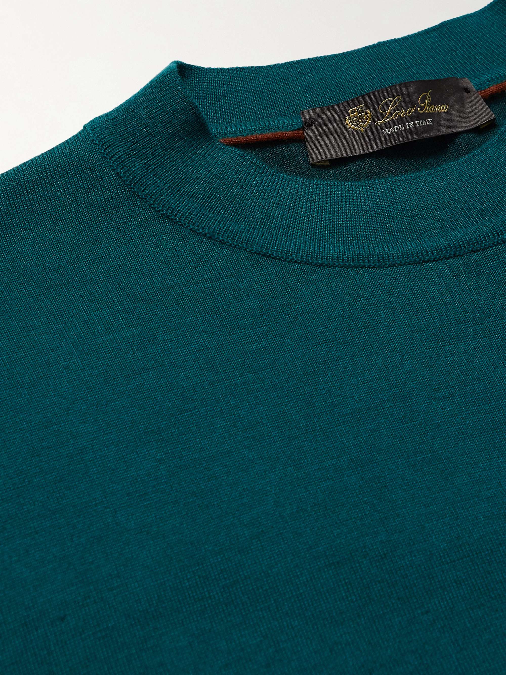 LORO PIANA Cashmere and Silk-Blend T-Shirt