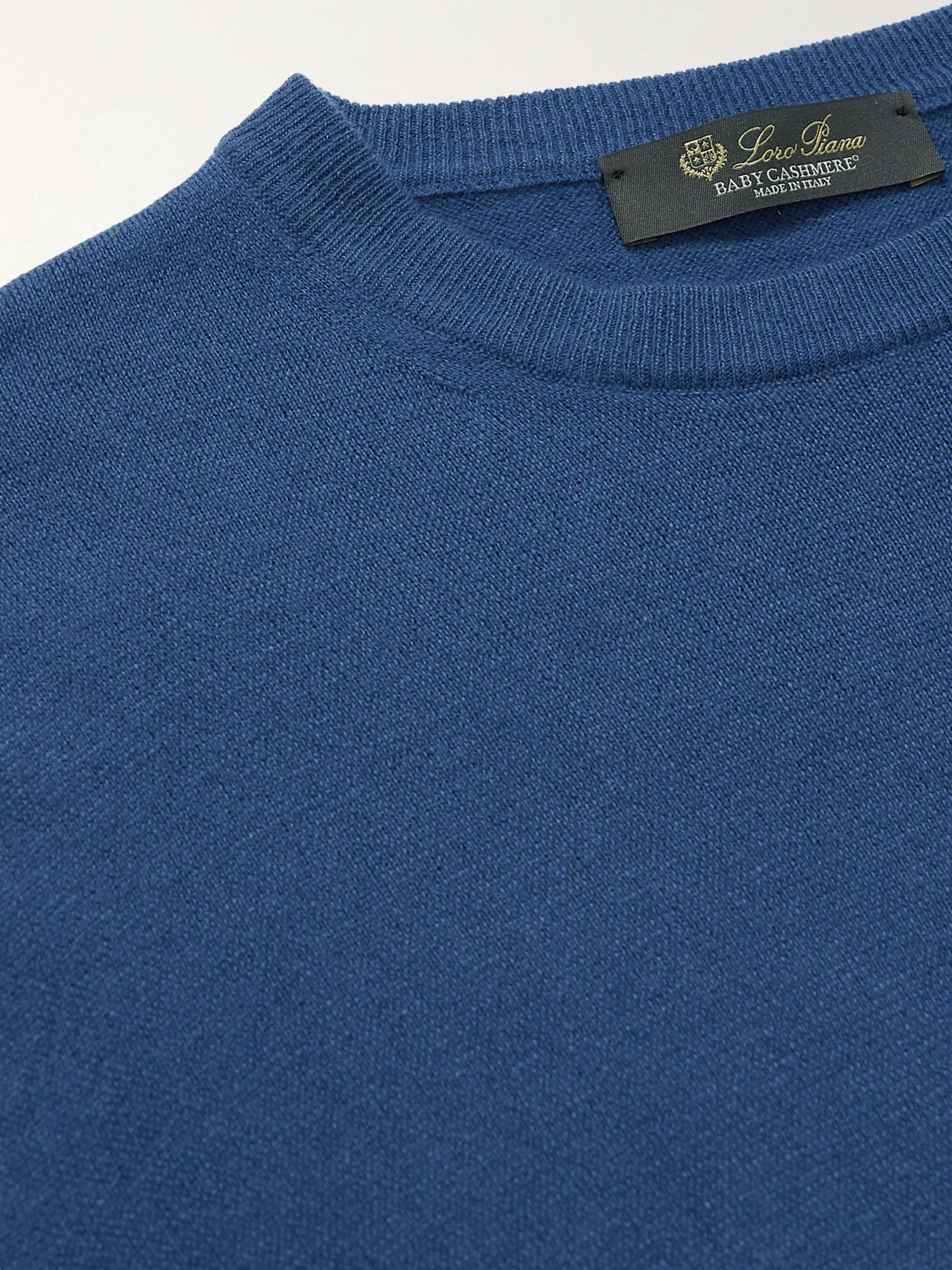 LORO PIANA Slim-Fit Baby Cashmere Sweater