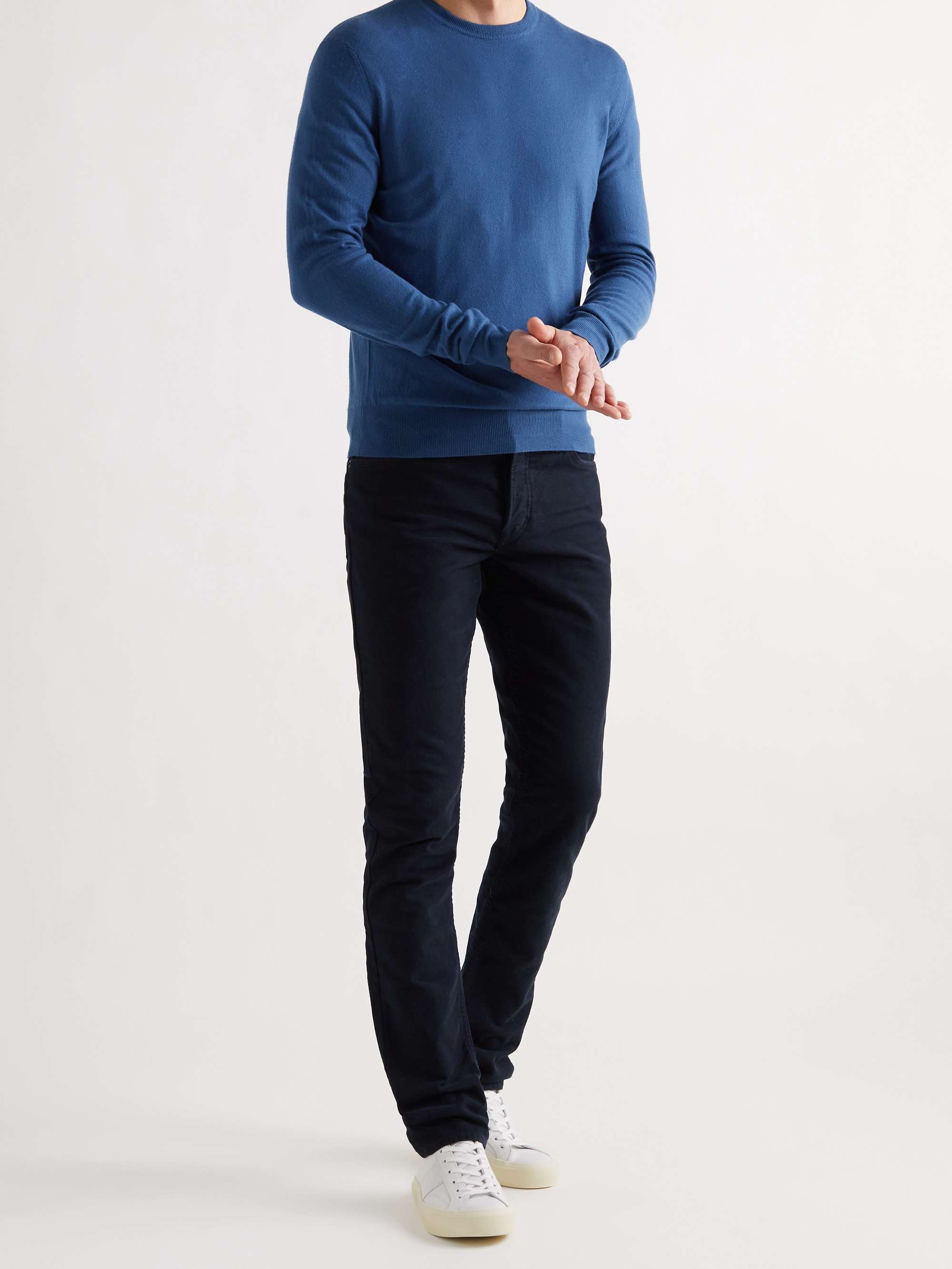LORO PIANA Slim-Fit Baby Cashmere Sweater