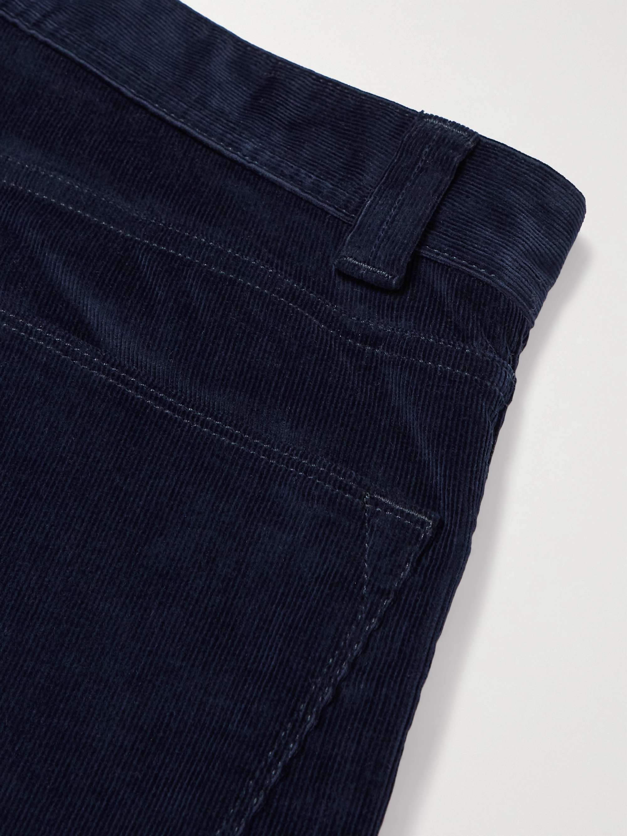 LORO PIANA Slim-Fit Stretch-Cotton Corduroy Trousers