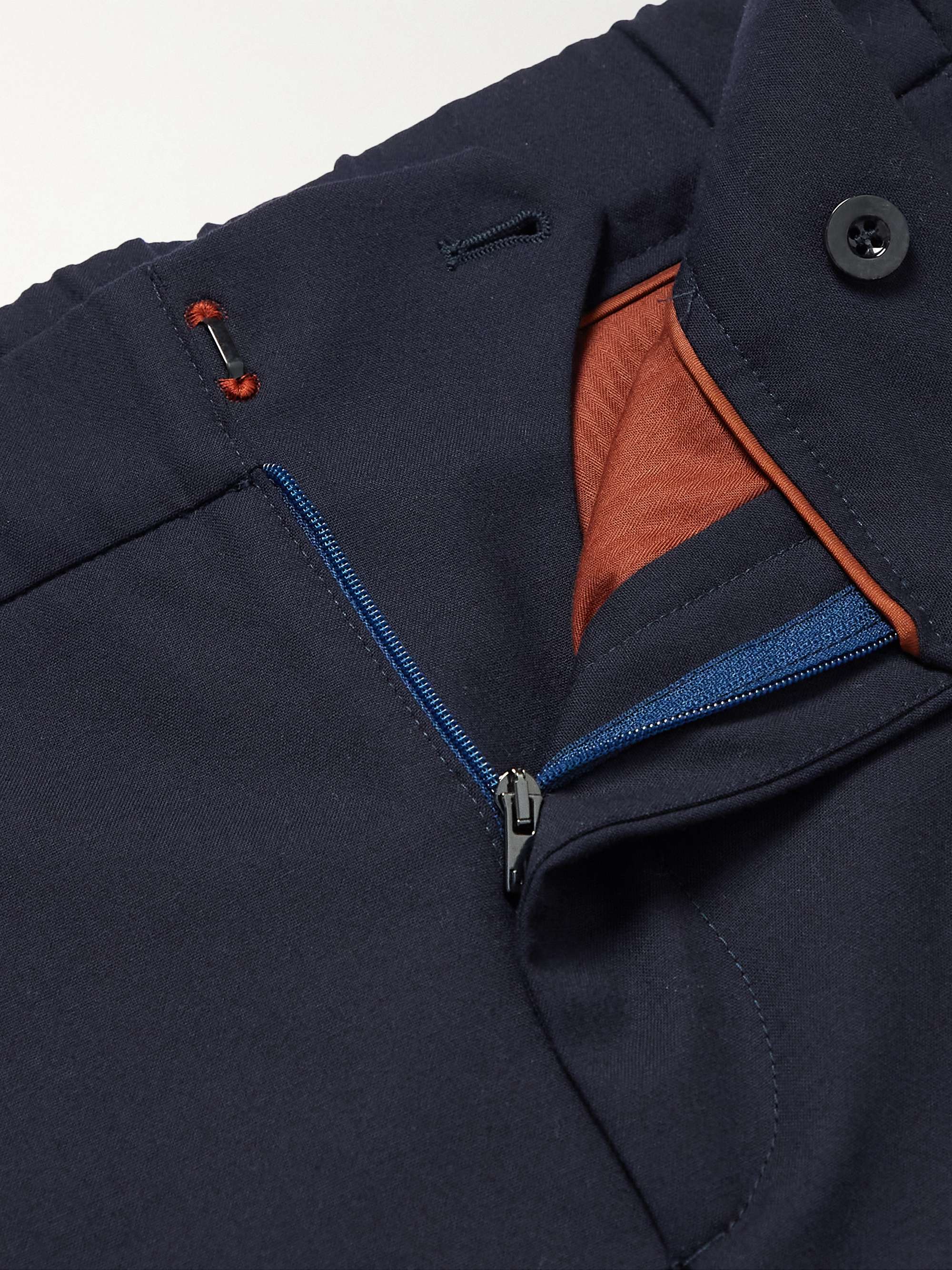 LORO PIANA Leisure City Stretch Virgin Wool Trousers