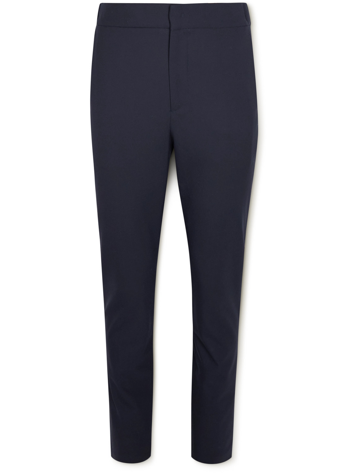 Loro Piana Leisure City Stretch Virgin Wool Trousers In Blue