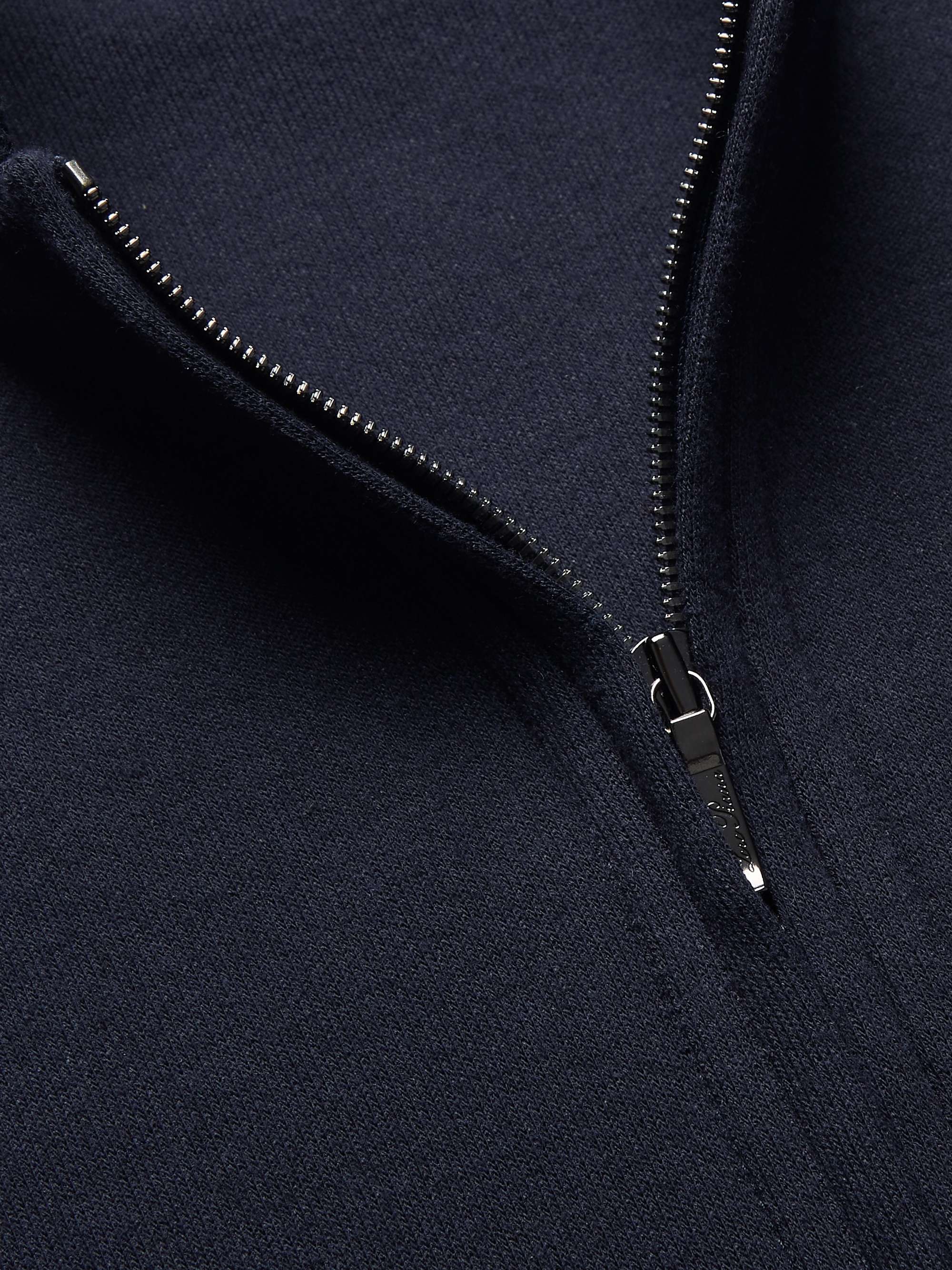 LORO PIANA Silk, Cashmere and Cotton-Blend Zip-Up Cardigan