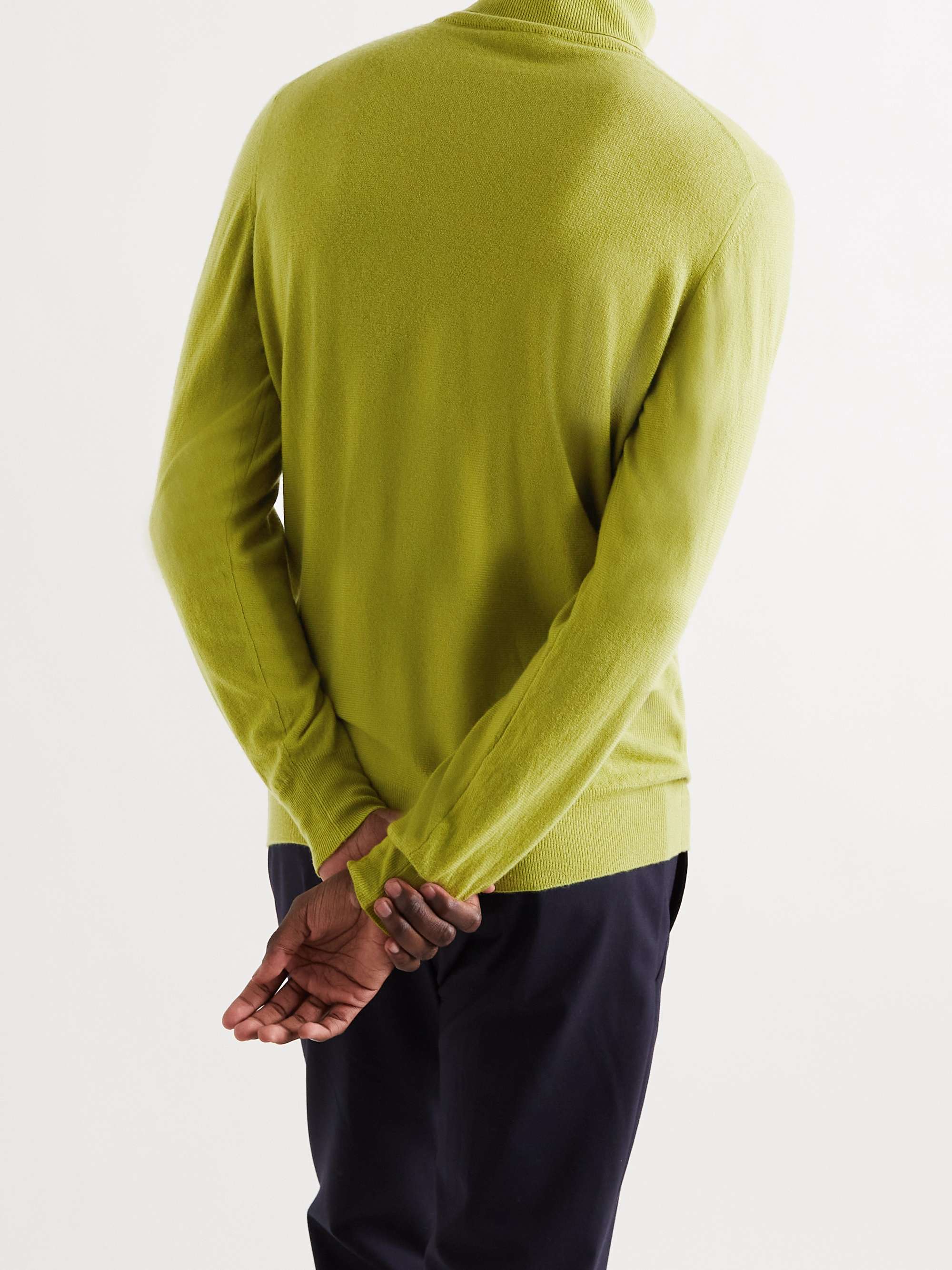 LORO PIANA Dolcevita Slim-Fit Baby Cashmere Rollneck Sweater
