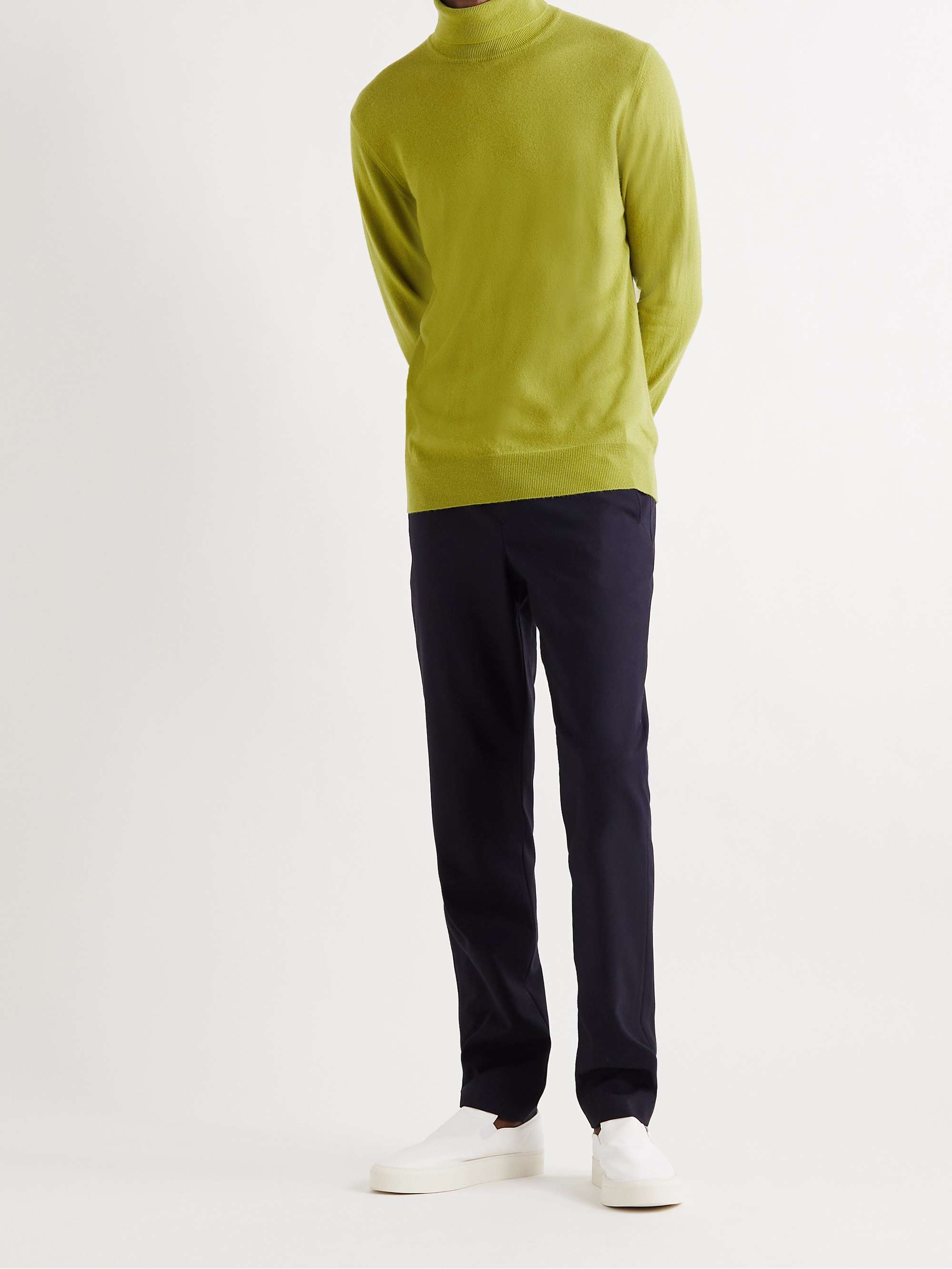LORO PIANA Dolcevita Slim-Fit Baby Cashmere Rollneck Sweater