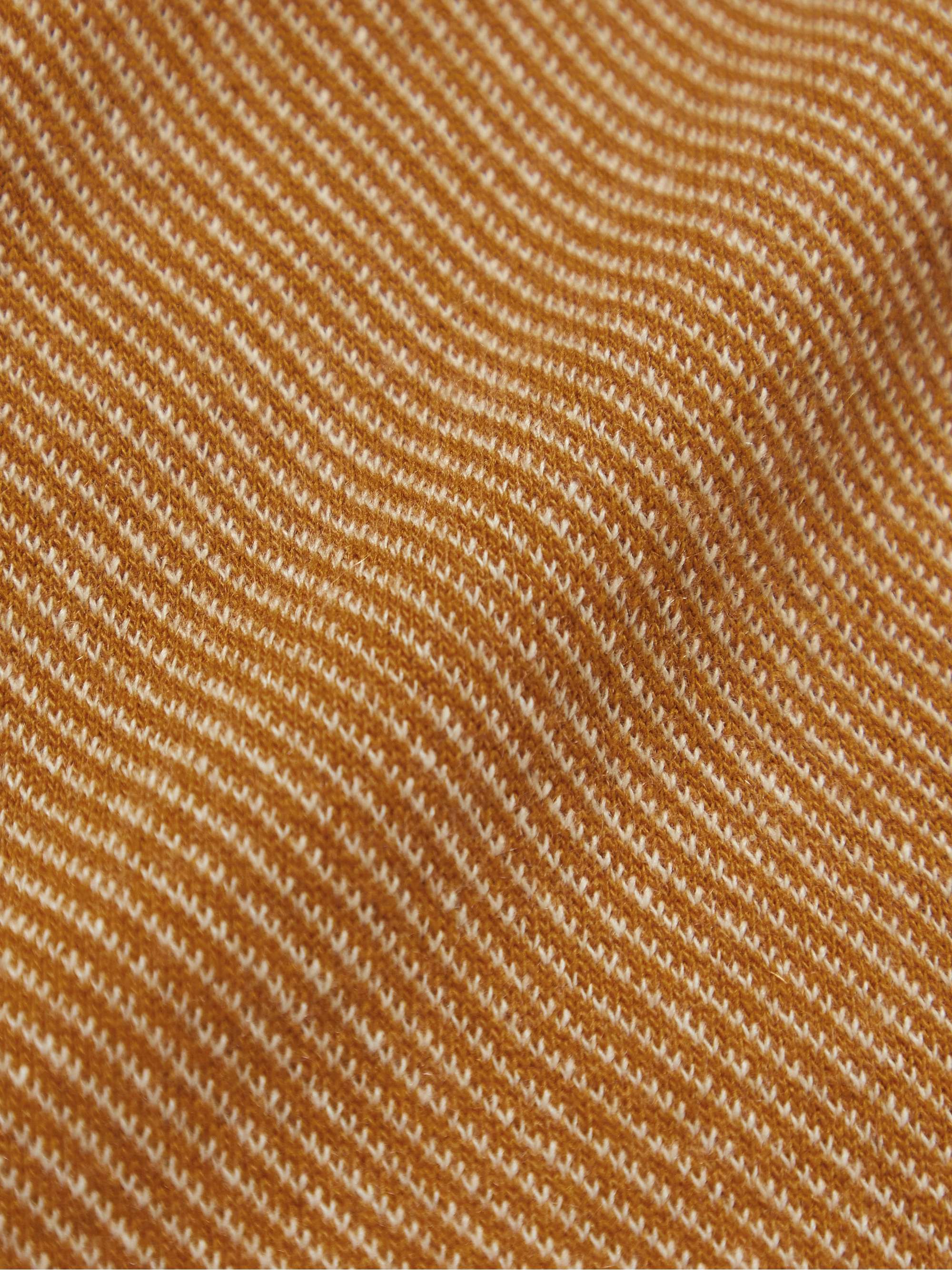 LORO PIANA Roadster Striped Cashmere Half-Zip Sweater
