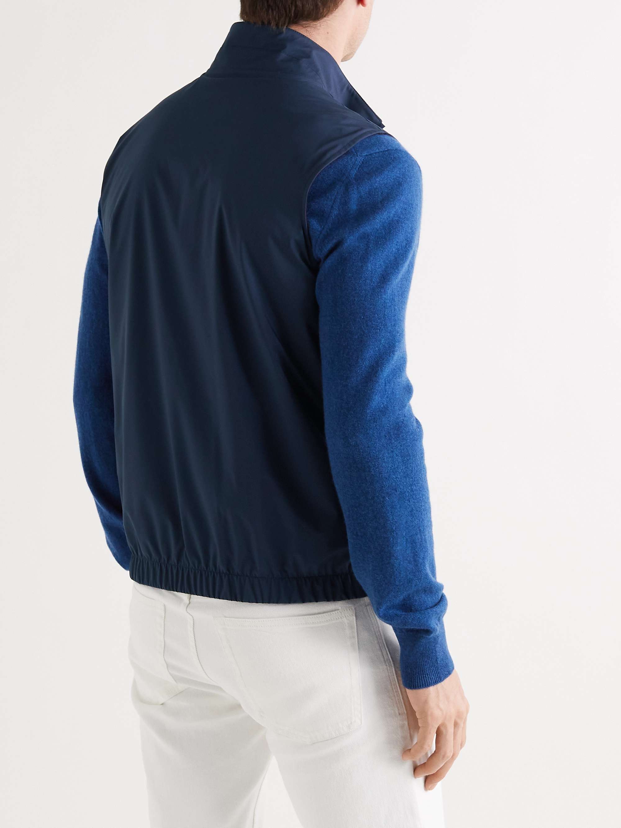 LORO PIANA Slim-Fit Storm System Reversible Nylon and Wool Gilet