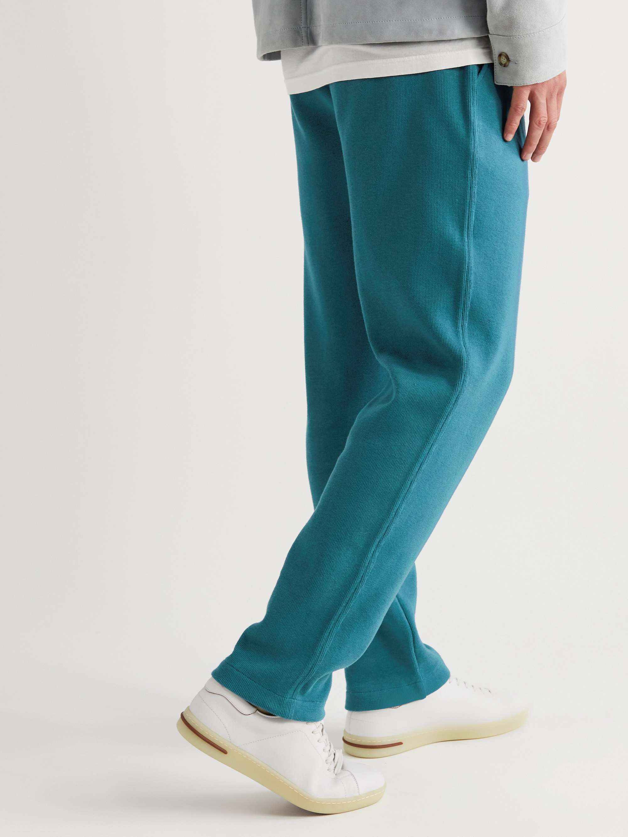 LORO PIANA Slim-Fit Tapered Cotton-Jersey Sweatpants