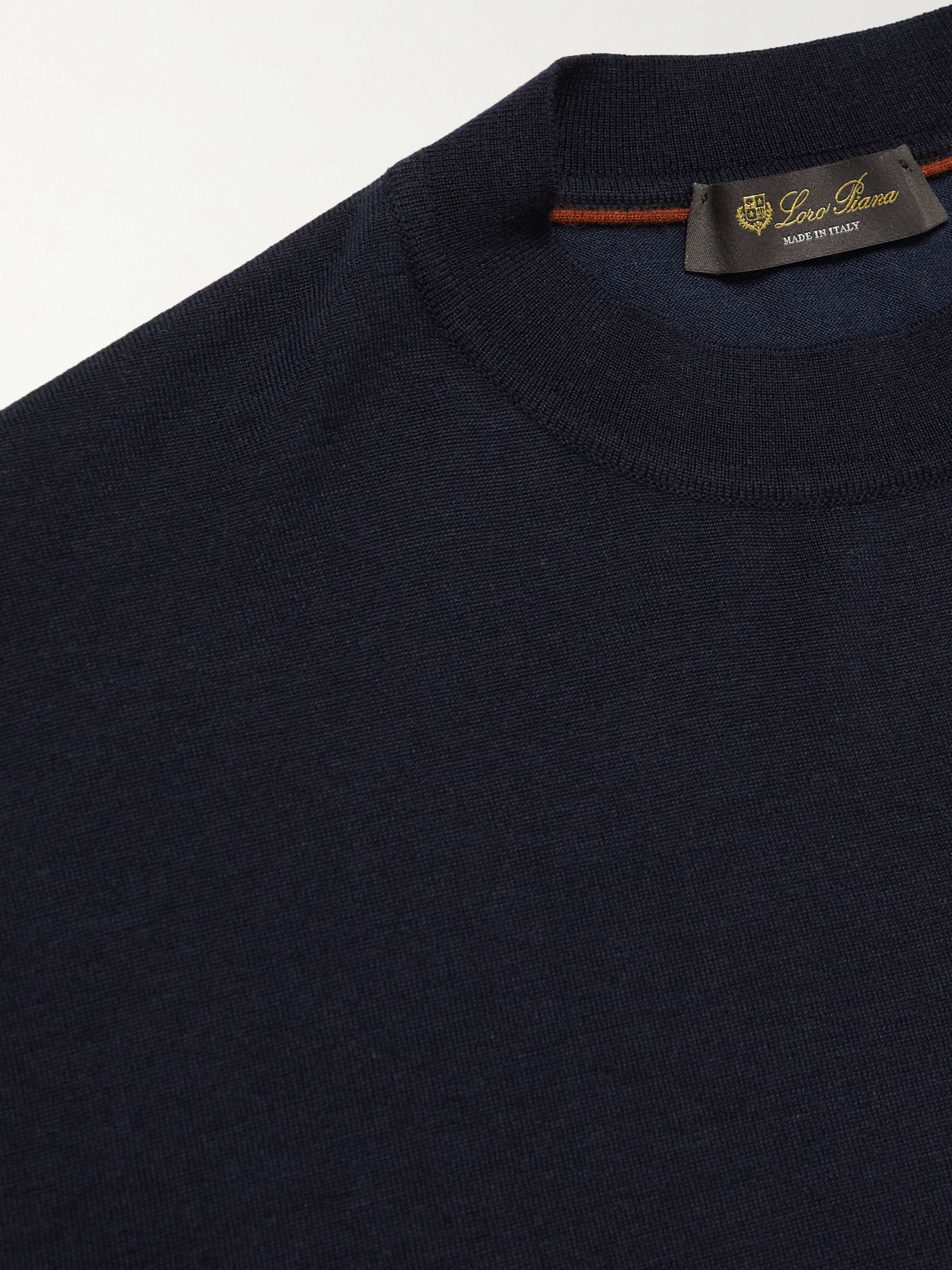LORO PIANA Cashmere and Silk-Blend T-Shirt