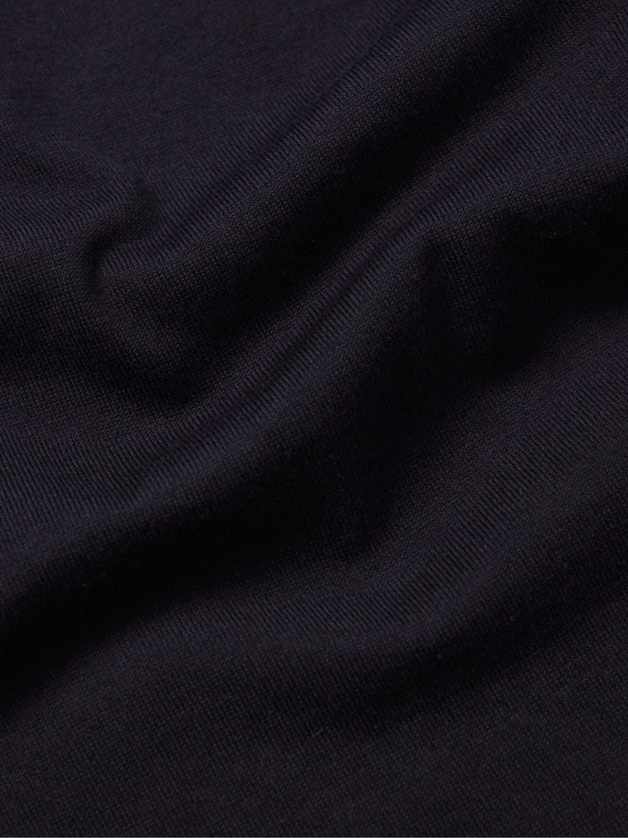 LORO PIANA Knitted Cotton Polo Shirt