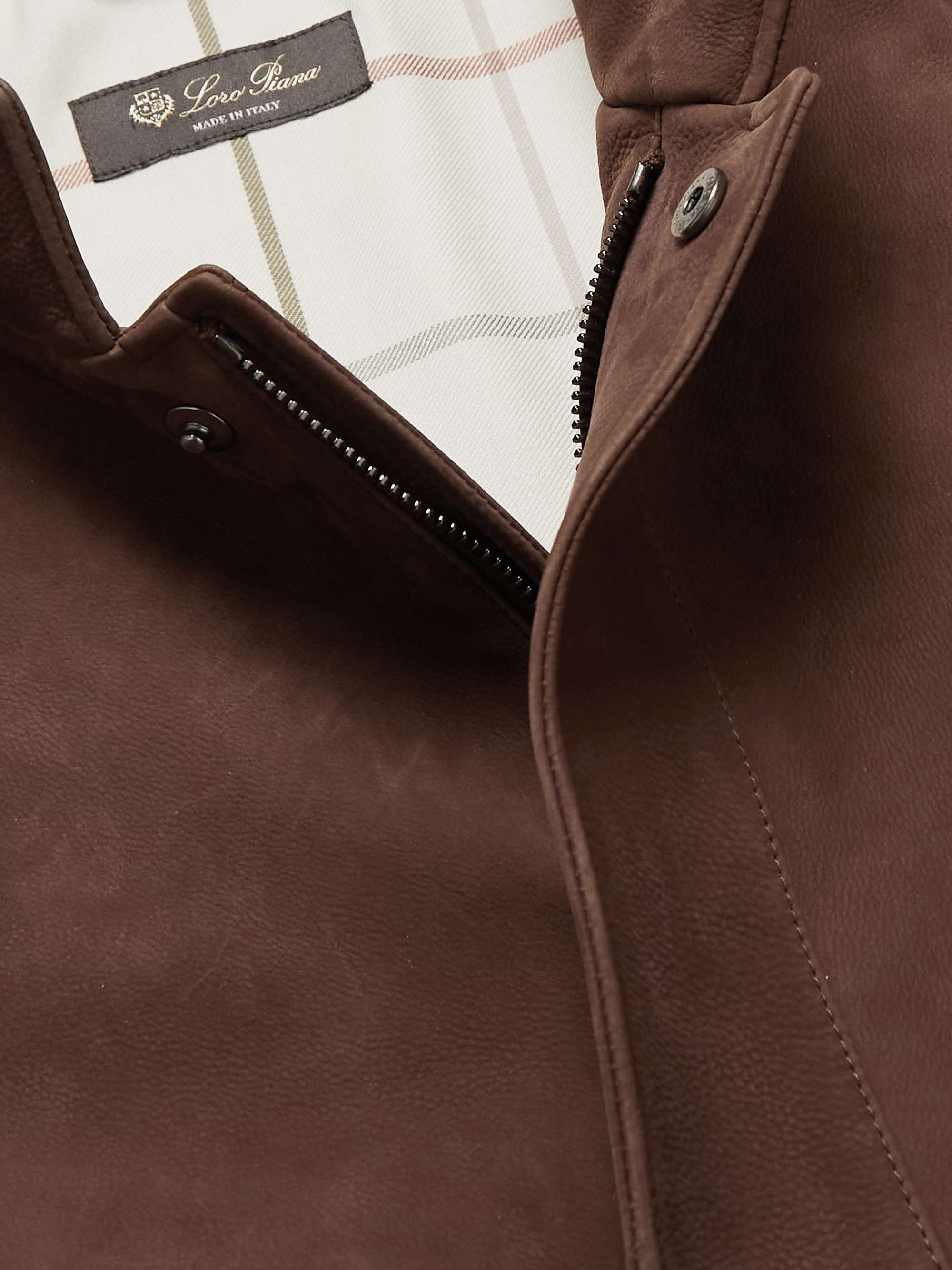 LORO PIANA Carson Nubuck Jacket