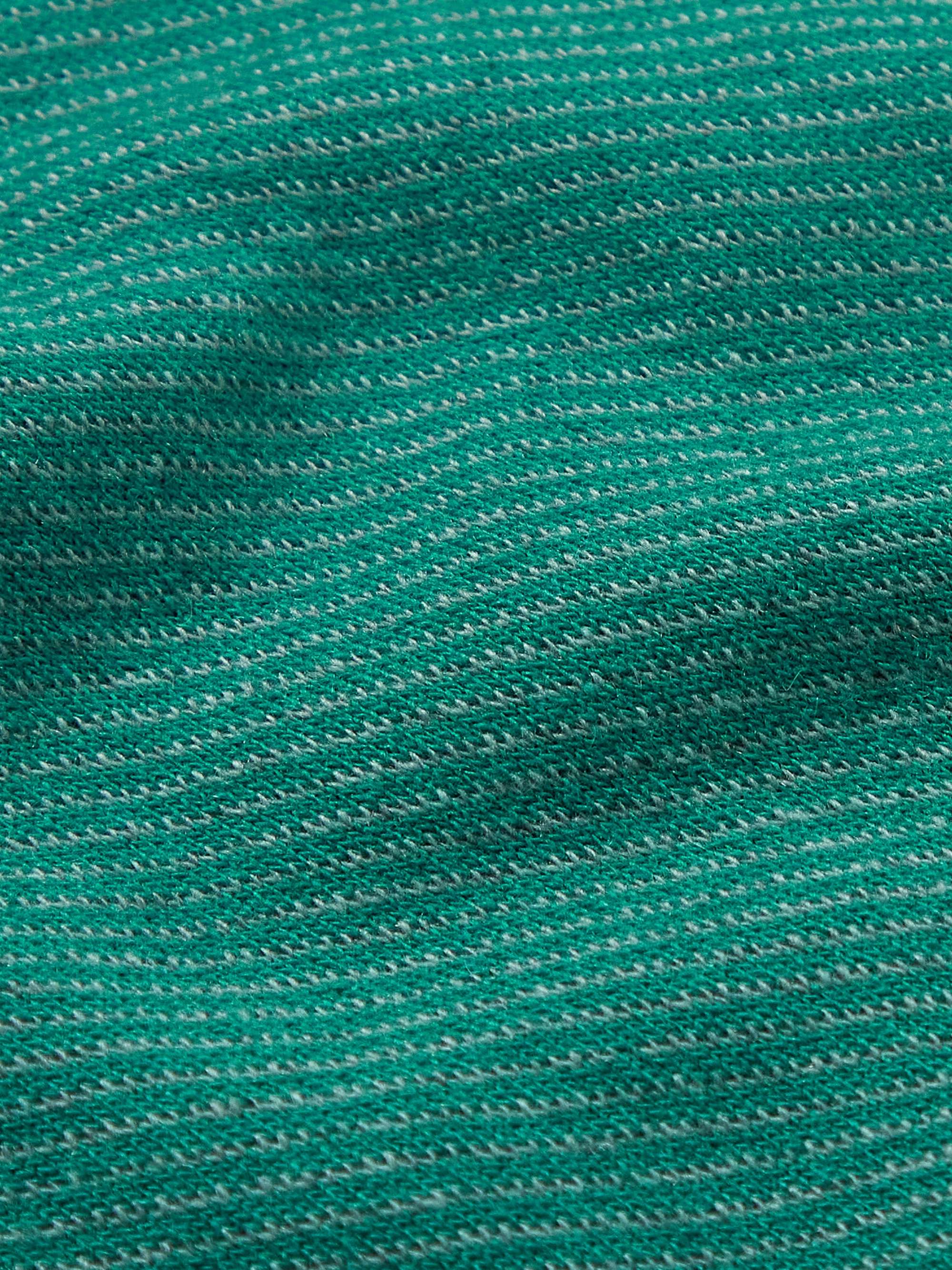 LORO PIANA Roadster Striped Cashmere Half-Zip Sweater