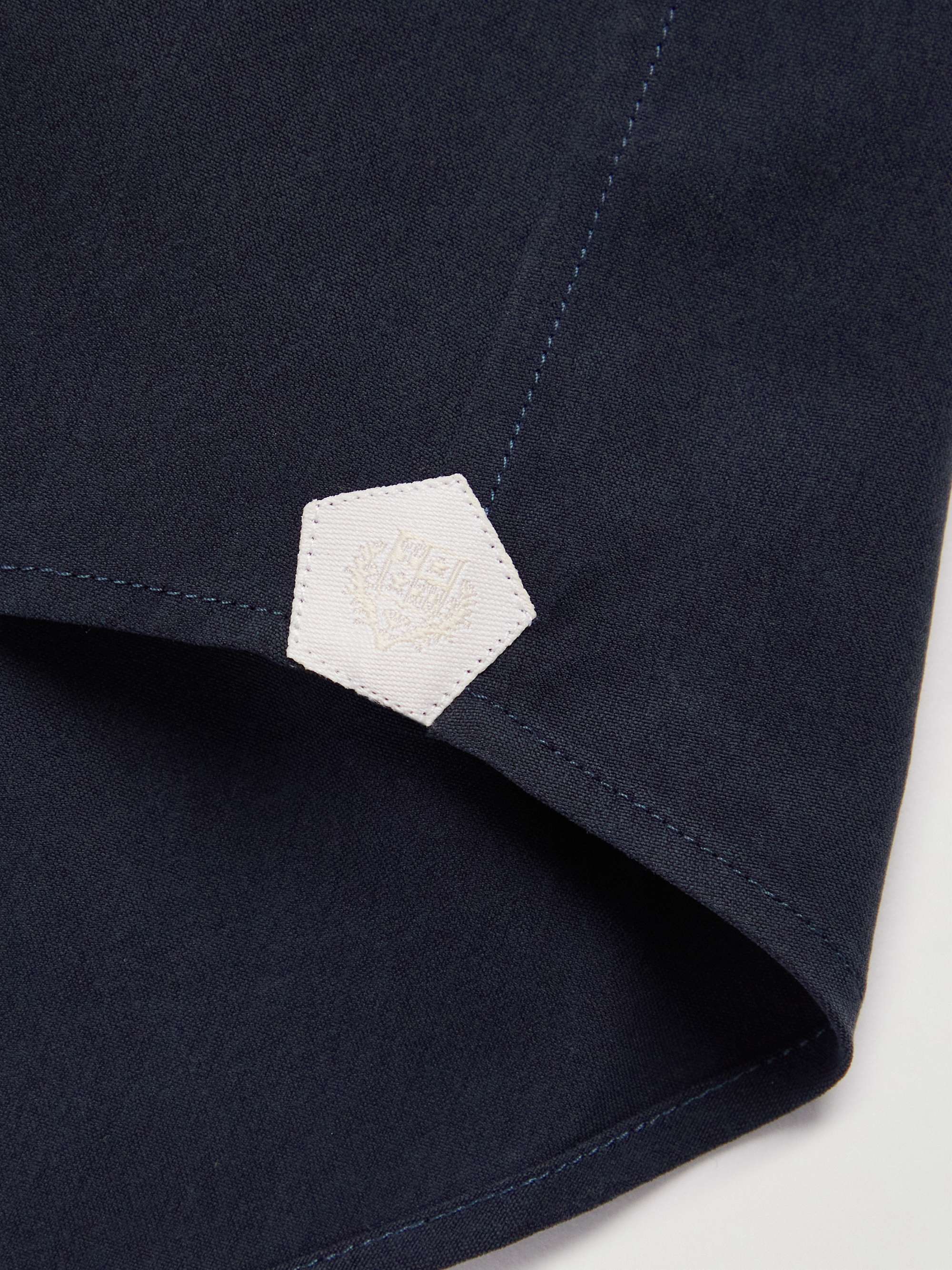 LORO PIANA 앙드레 가먼트 다이 실크 셔츠