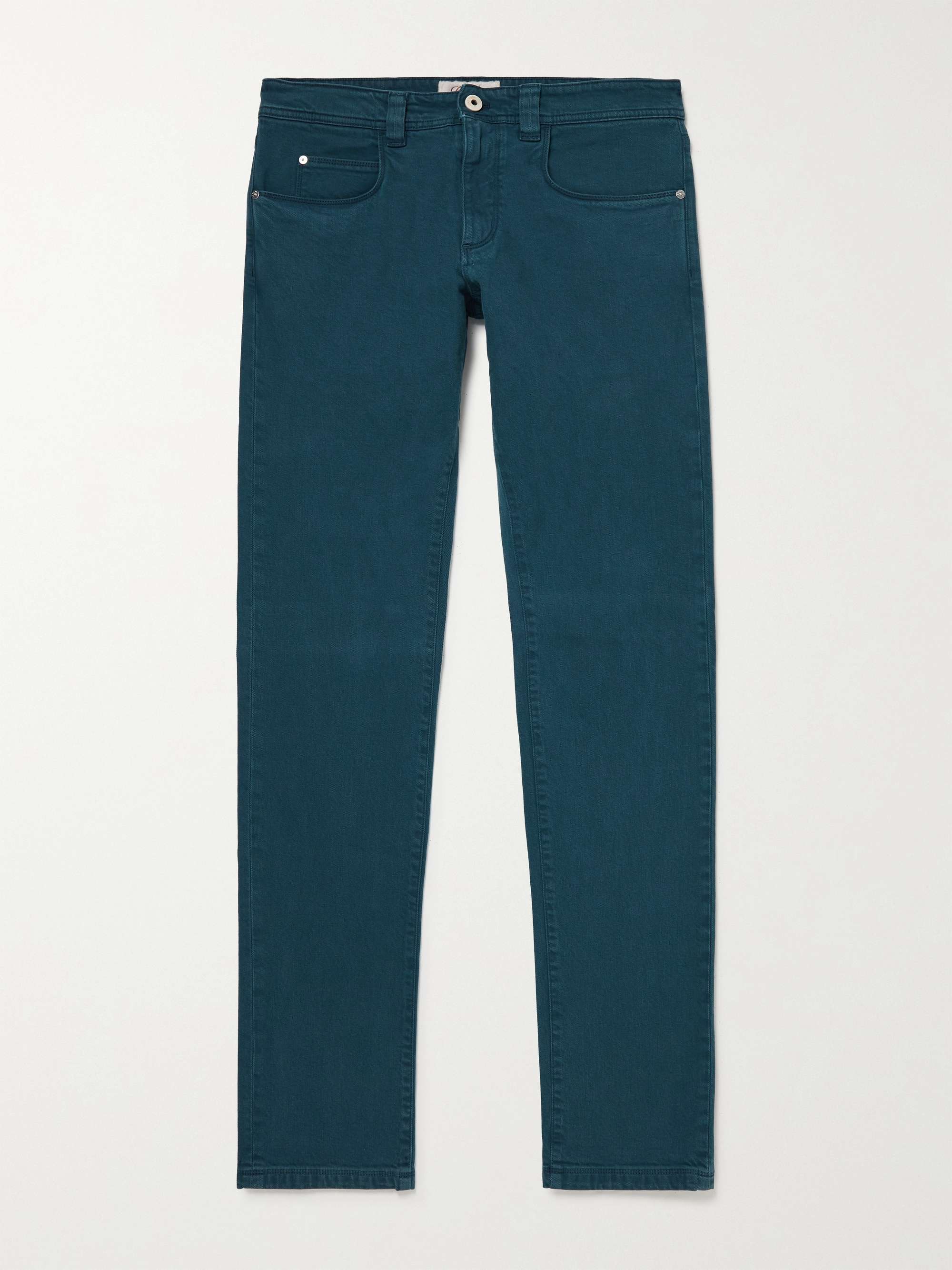 LORO PIANA Slim-Fit Stretch-Denim Jeans