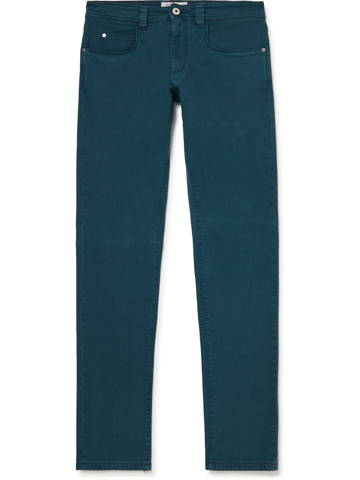 Loro Piana Slim-fit Stretch-denim Jeans In Blue