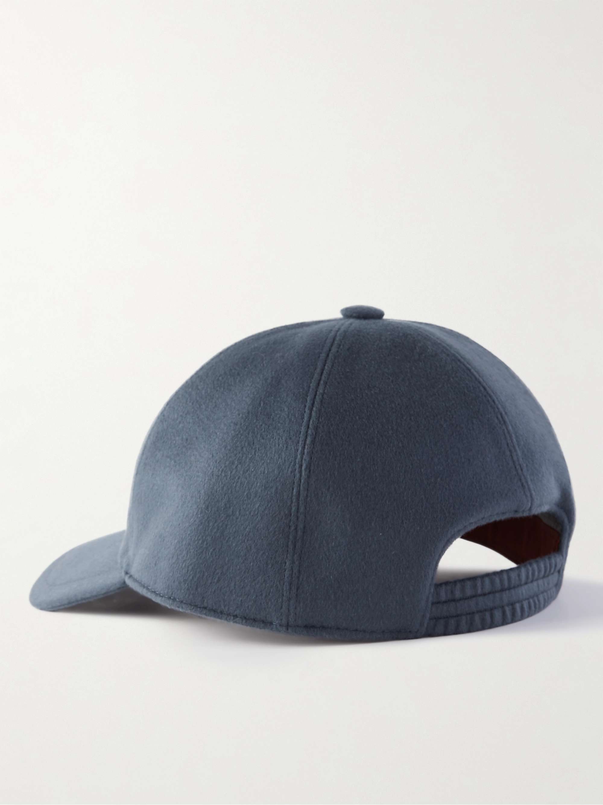 LORO PIANA Logo-Embroidered Storm System® Baby Cashmere Baseball Cap