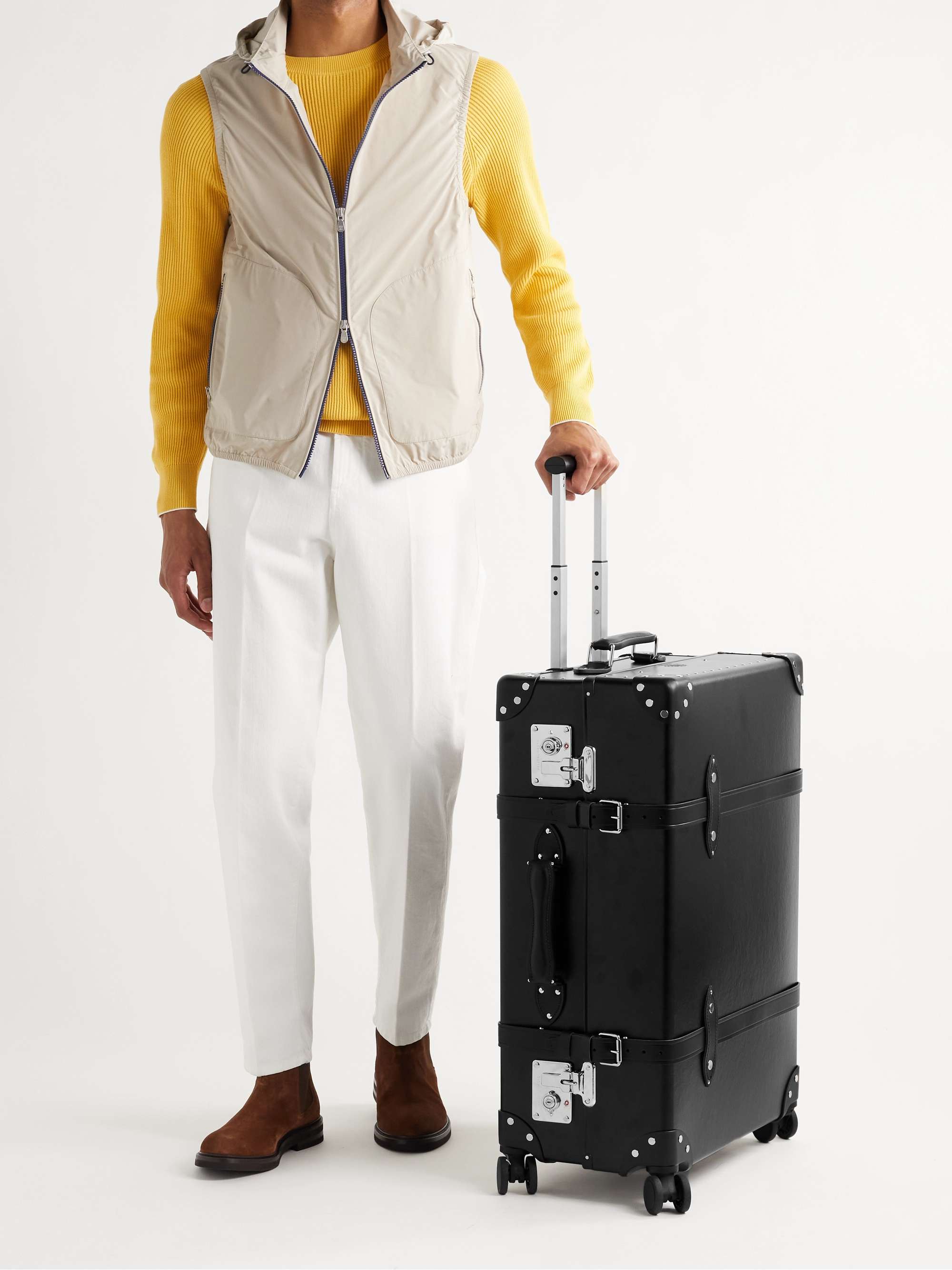 GLOBE-TROTTER Centenary 30" Leather-Trimmed Suitcase