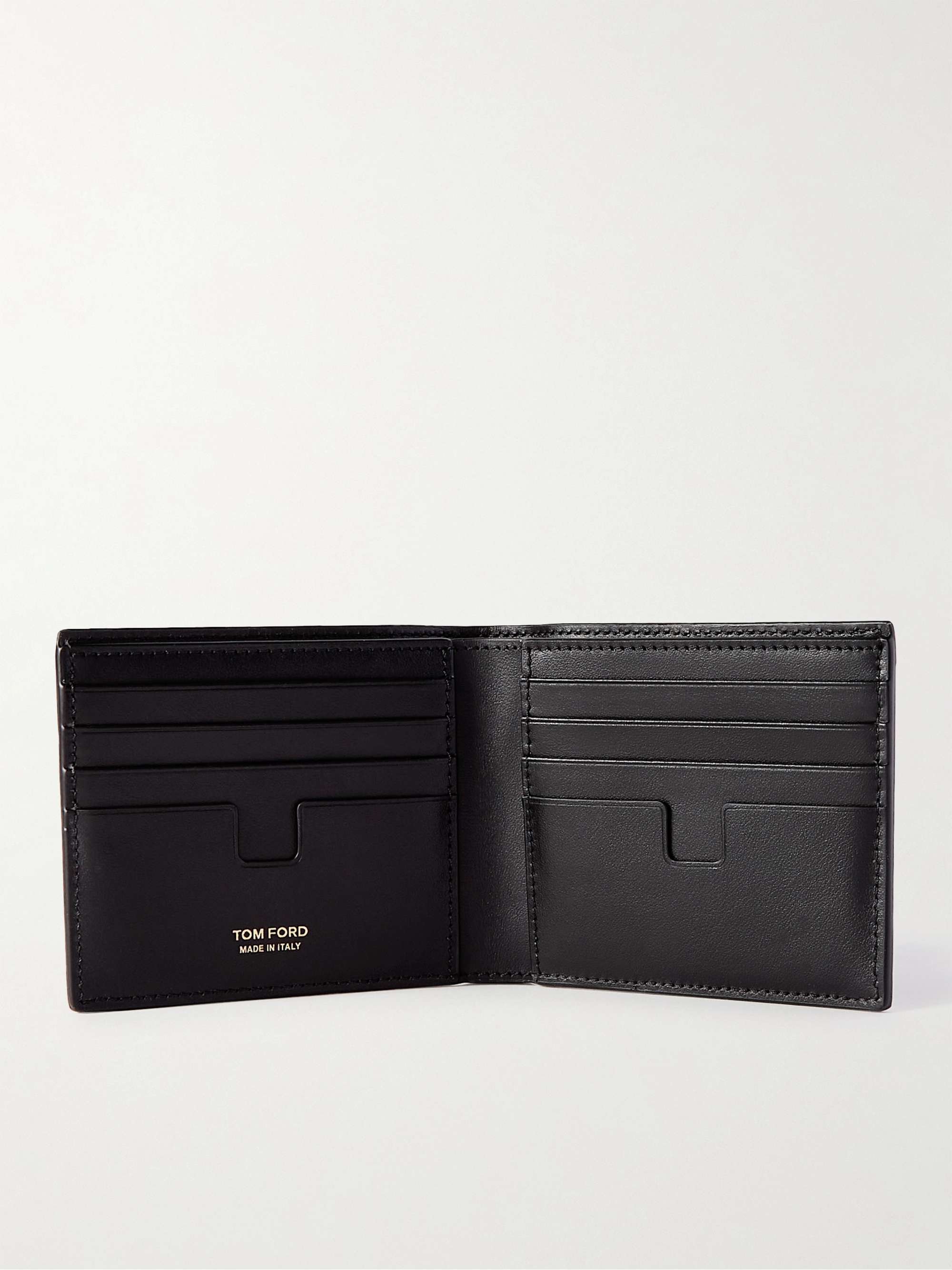 TOM FORD Croc-Effect Leather Billfold Wallet