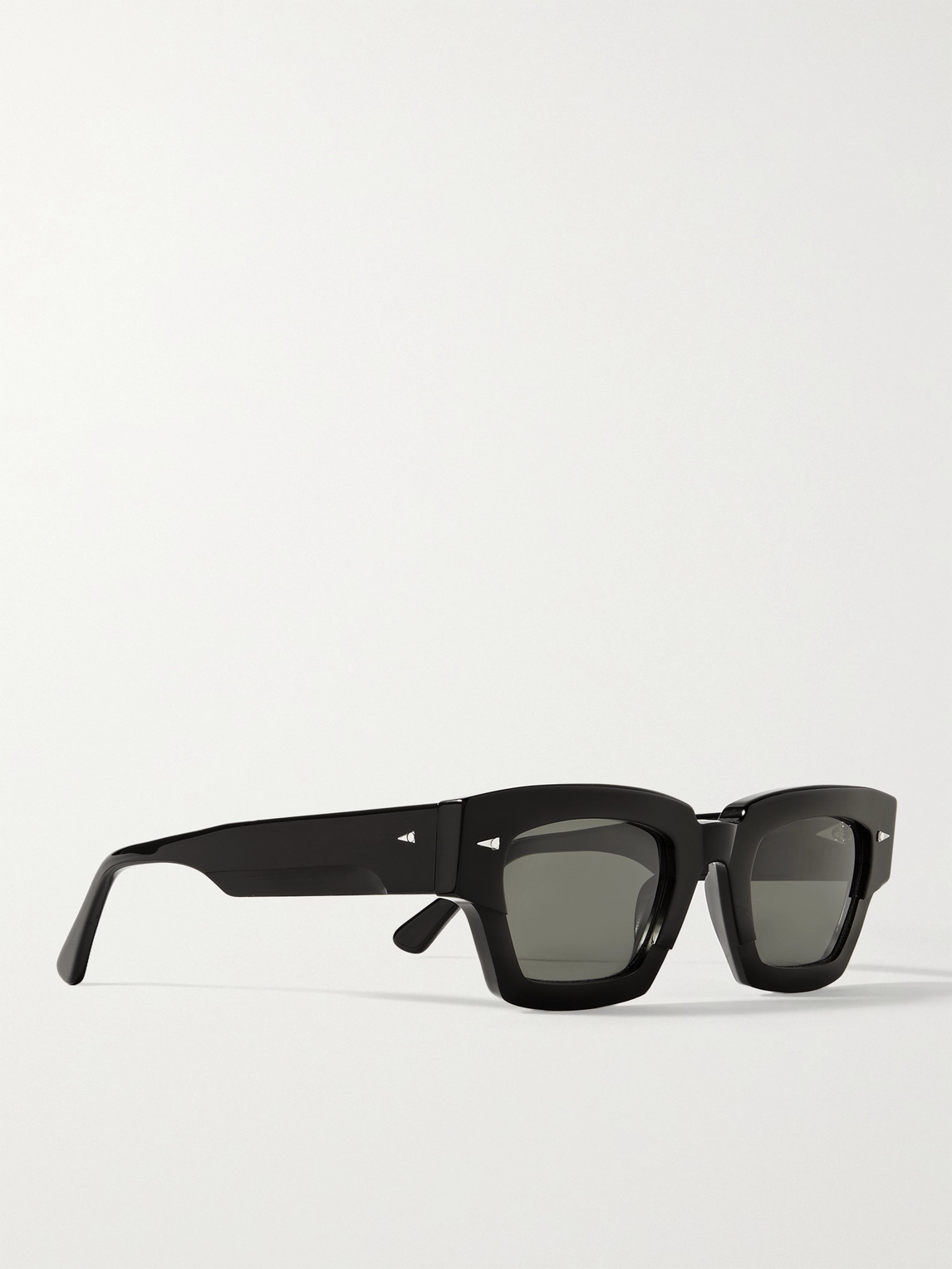 Shop Ahlem Villette Rectangle-frame Acetate Sunglasses In Black