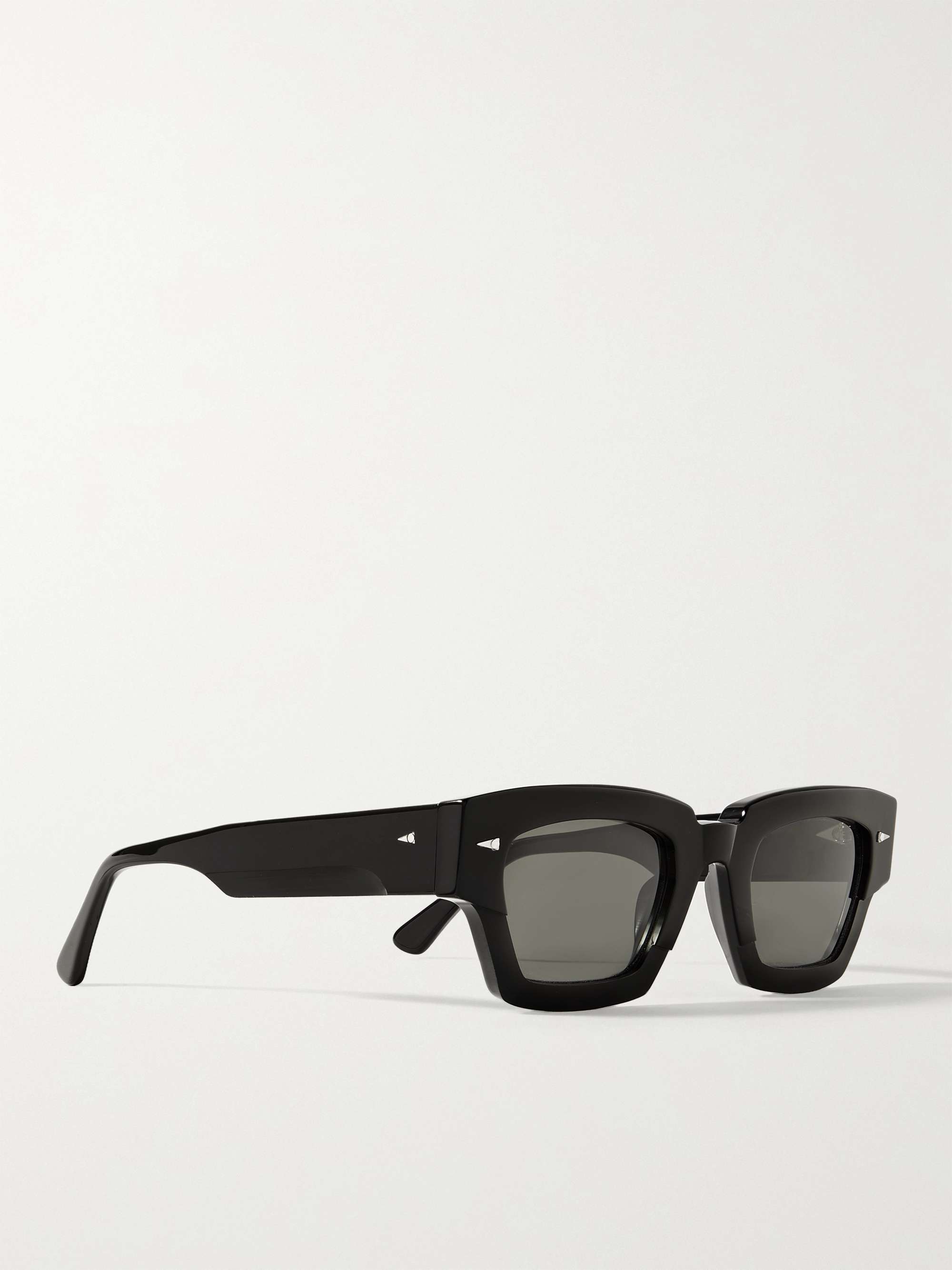 AHLEM Villette Rectangle-Frame Acetate Sunglasses