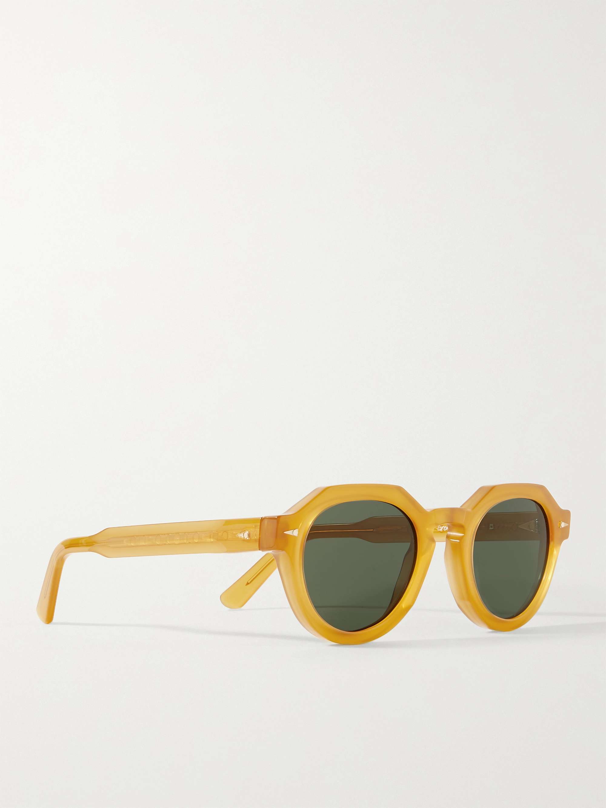 AHLEM Grenelle Round-Frame Acetate Sunglasses