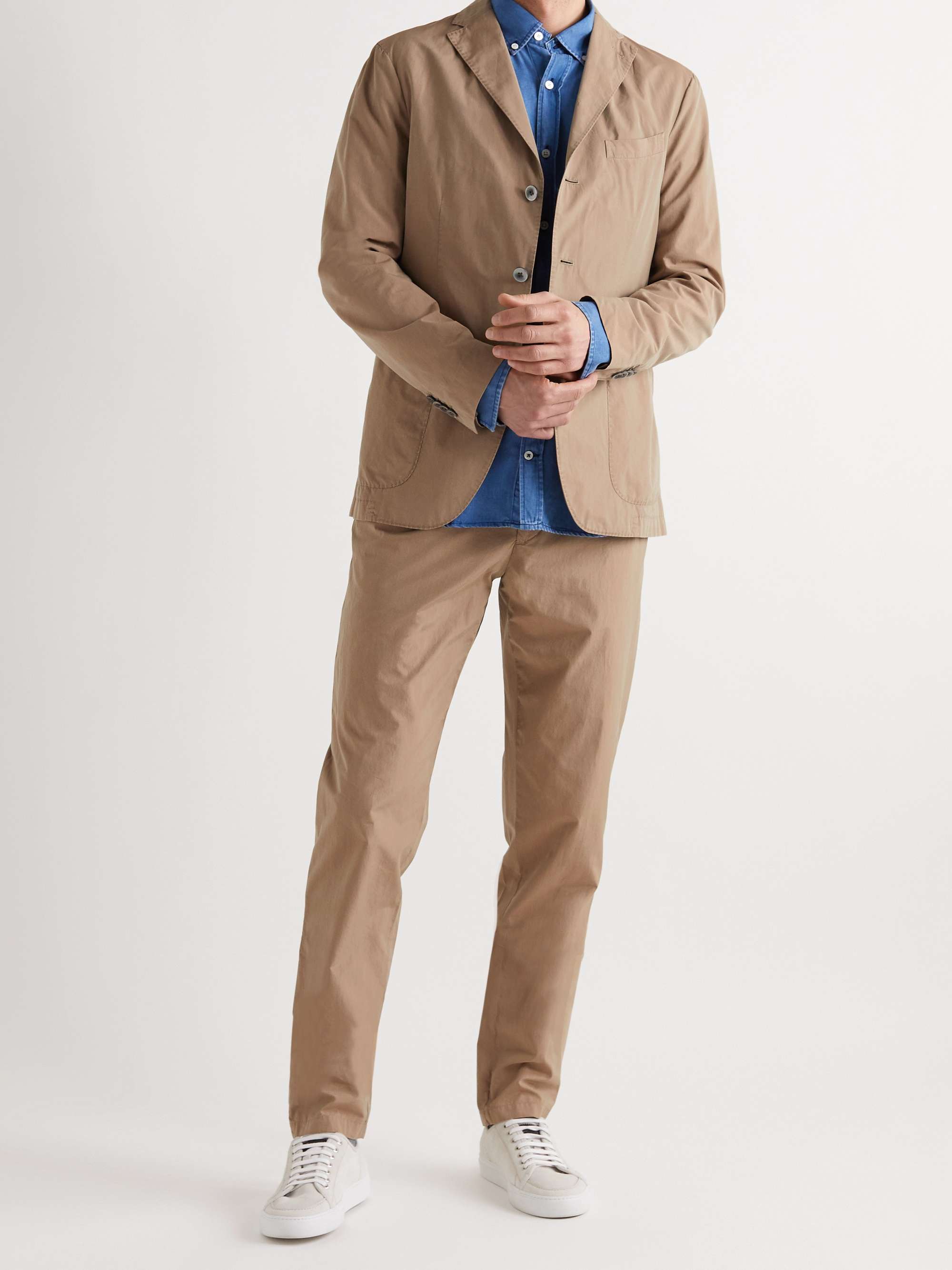 BOGLIOLI K-Jacket Slim-Fit Unstructured Stretch-Cotton Suit Jacket