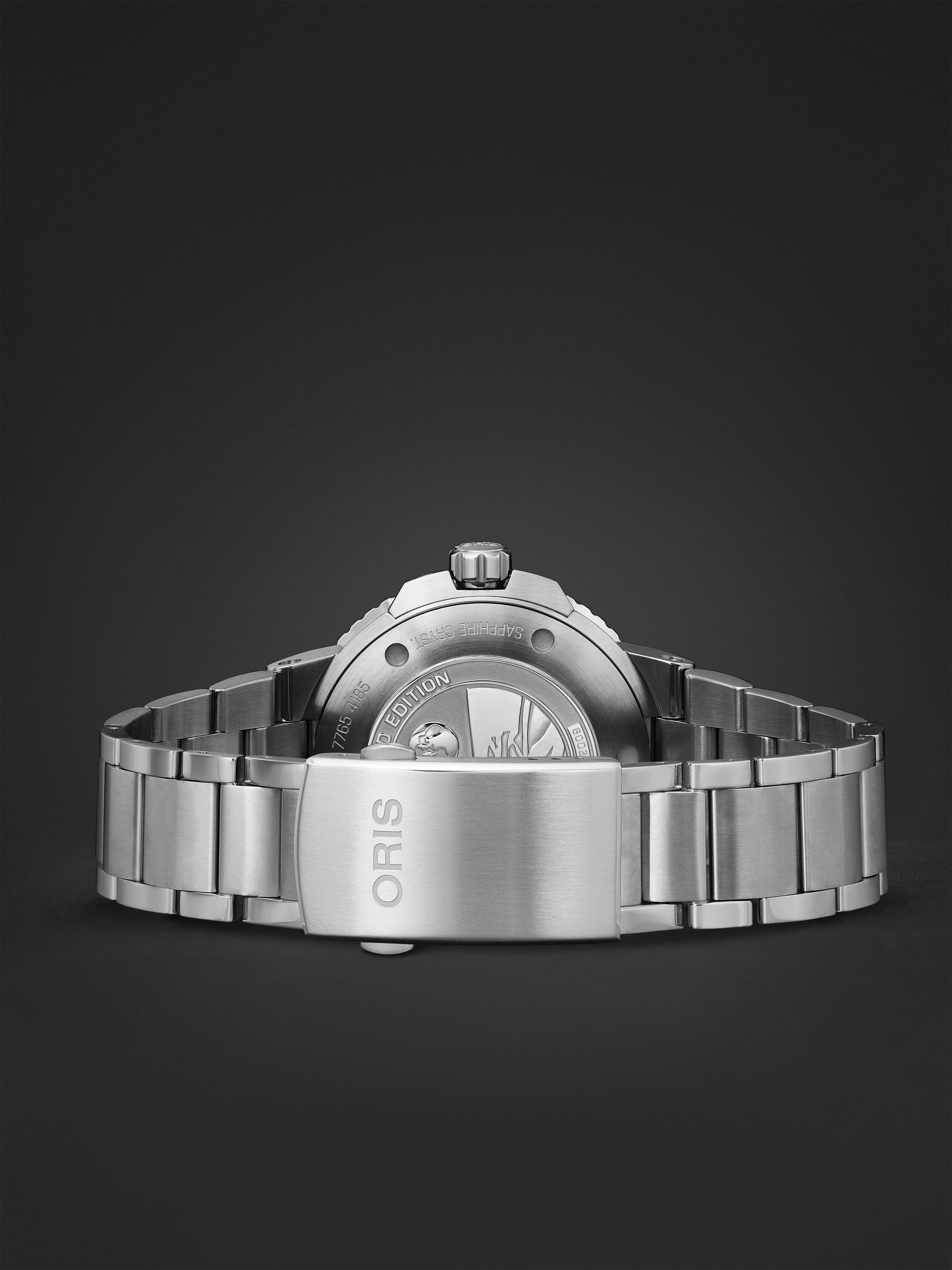 ORIS Aquis Dat Watt Limited Edition Automatic 43.5mm Stainless Steel Watch, Ref. No. 01 761 7765 4185