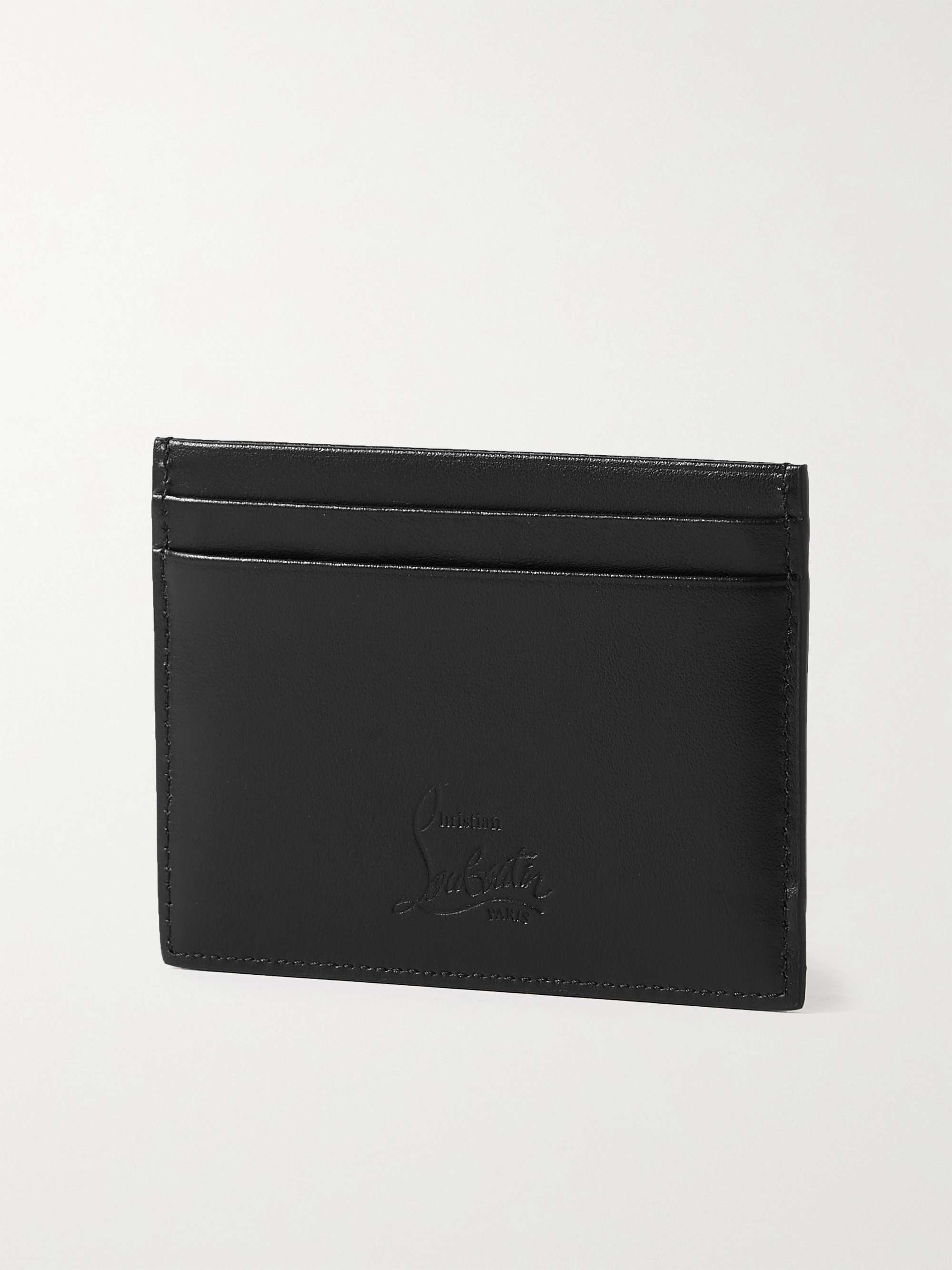 CHRISTIAN LOUBOUTIN Spiked Leather Cardholder