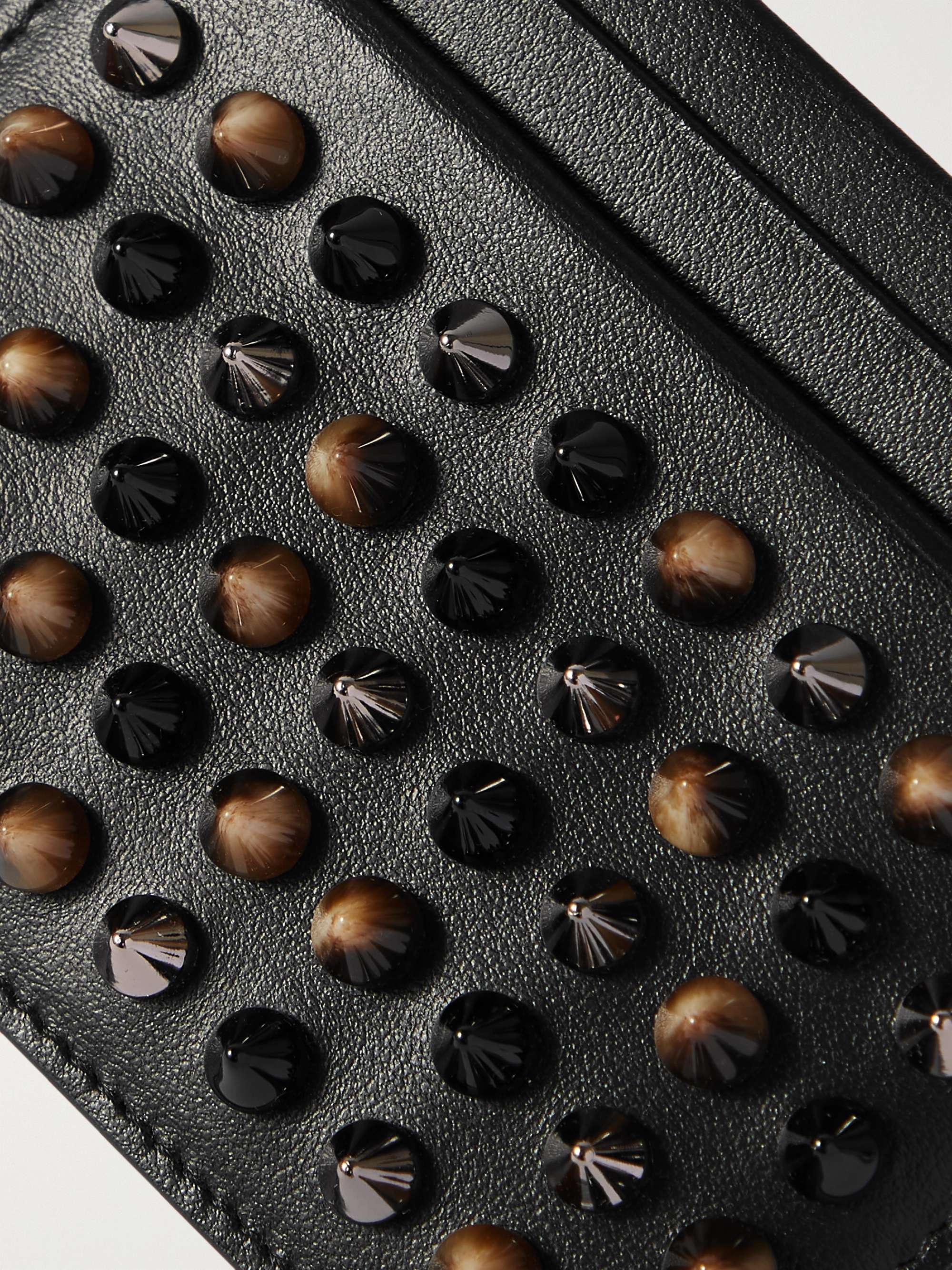 CHRISTIAN LOUBOUTIN Spiked Leather Cardholder