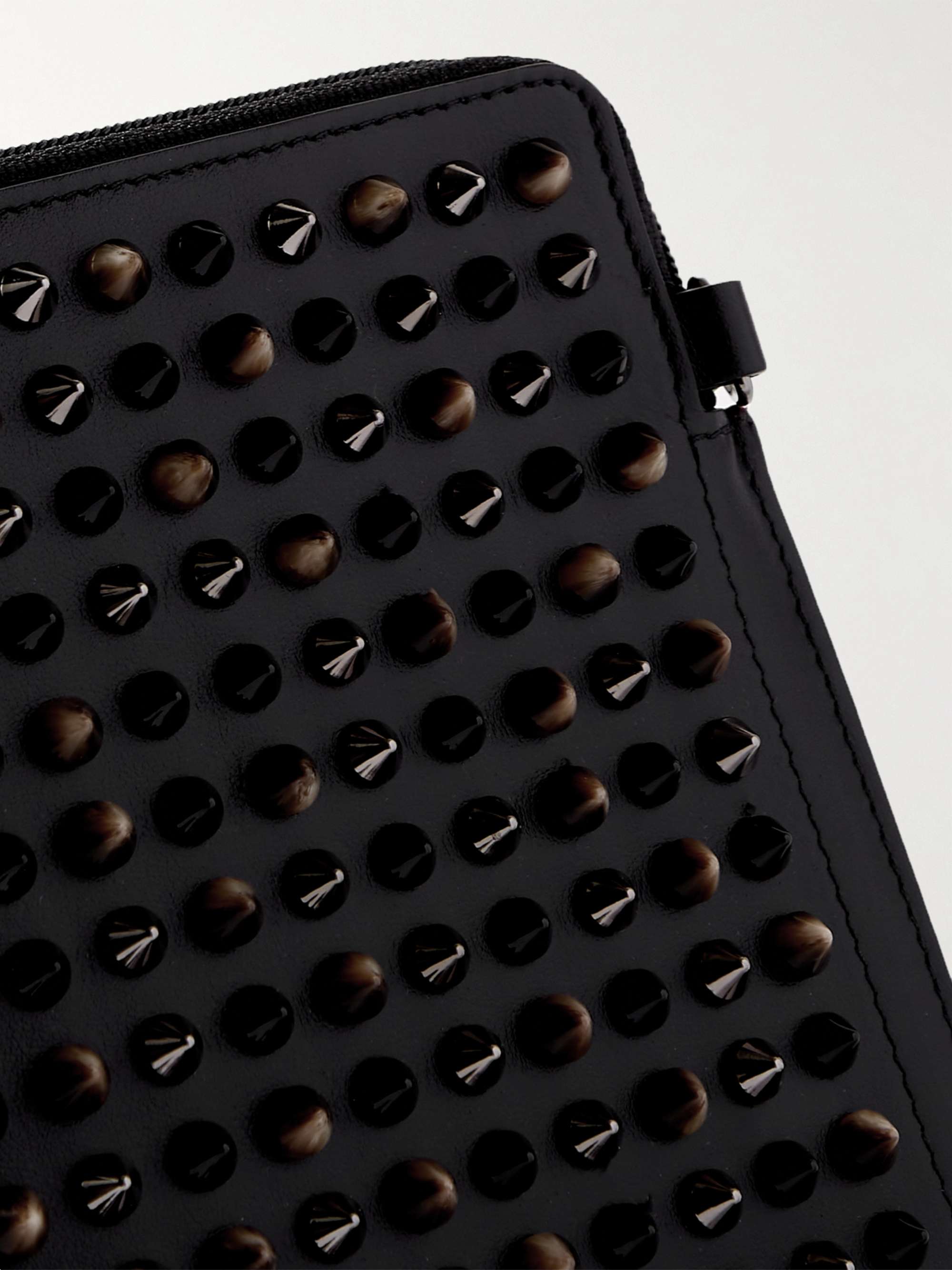 CHRISTIAN LOUBOUTIN Spiked Leather Pouch