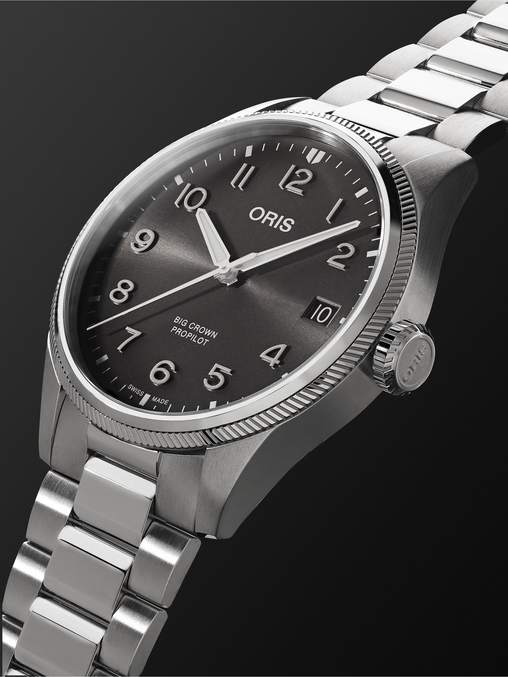 ORIS Big Crown ProPilot Big Date Automatic 41mm Stainless Steel Watch, Ref. No. 01 751 7761 4063-07 8 20 08P