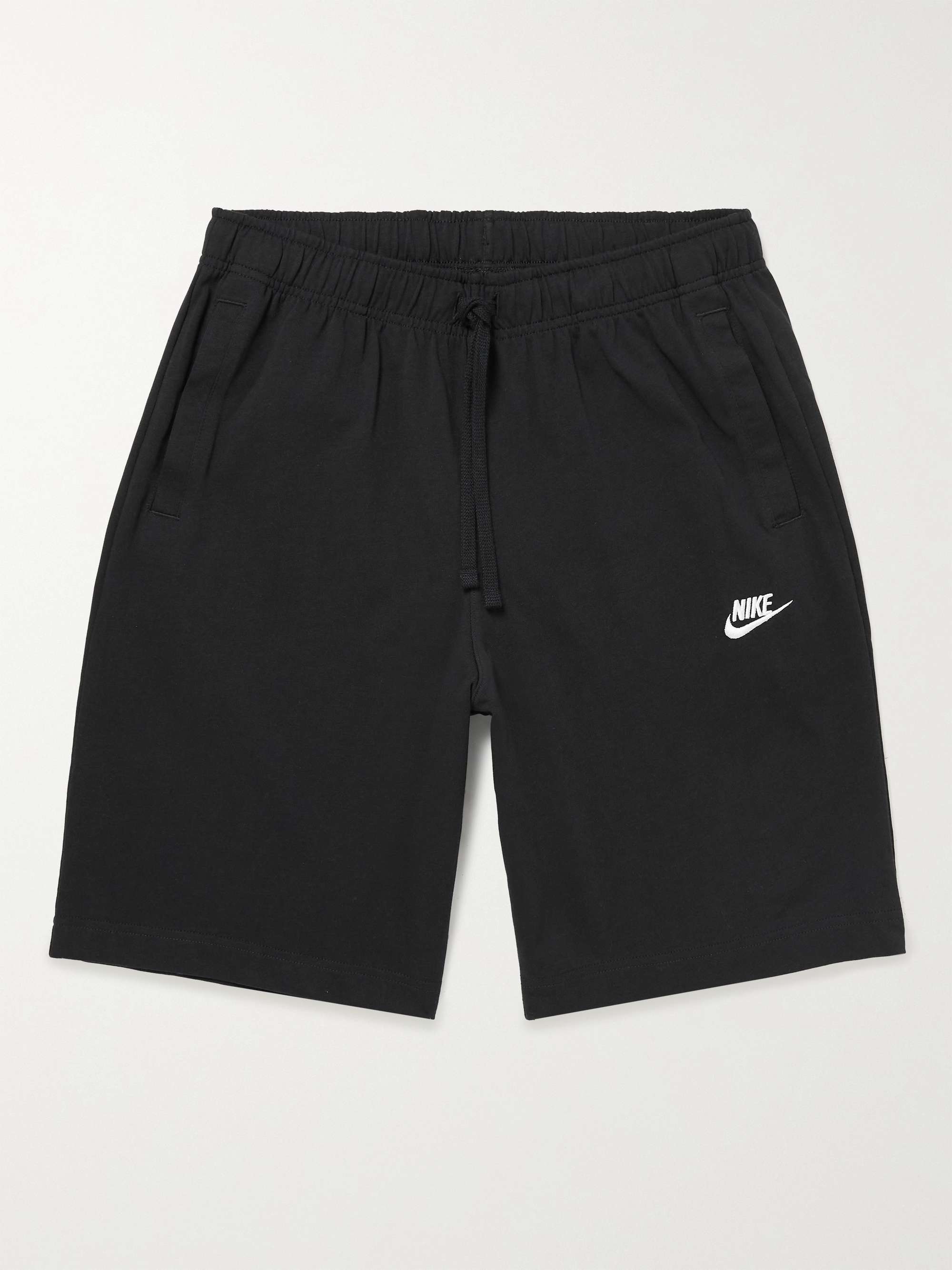 NIKE Flow Straight-Leg Cotton-Terry Shorts for Men