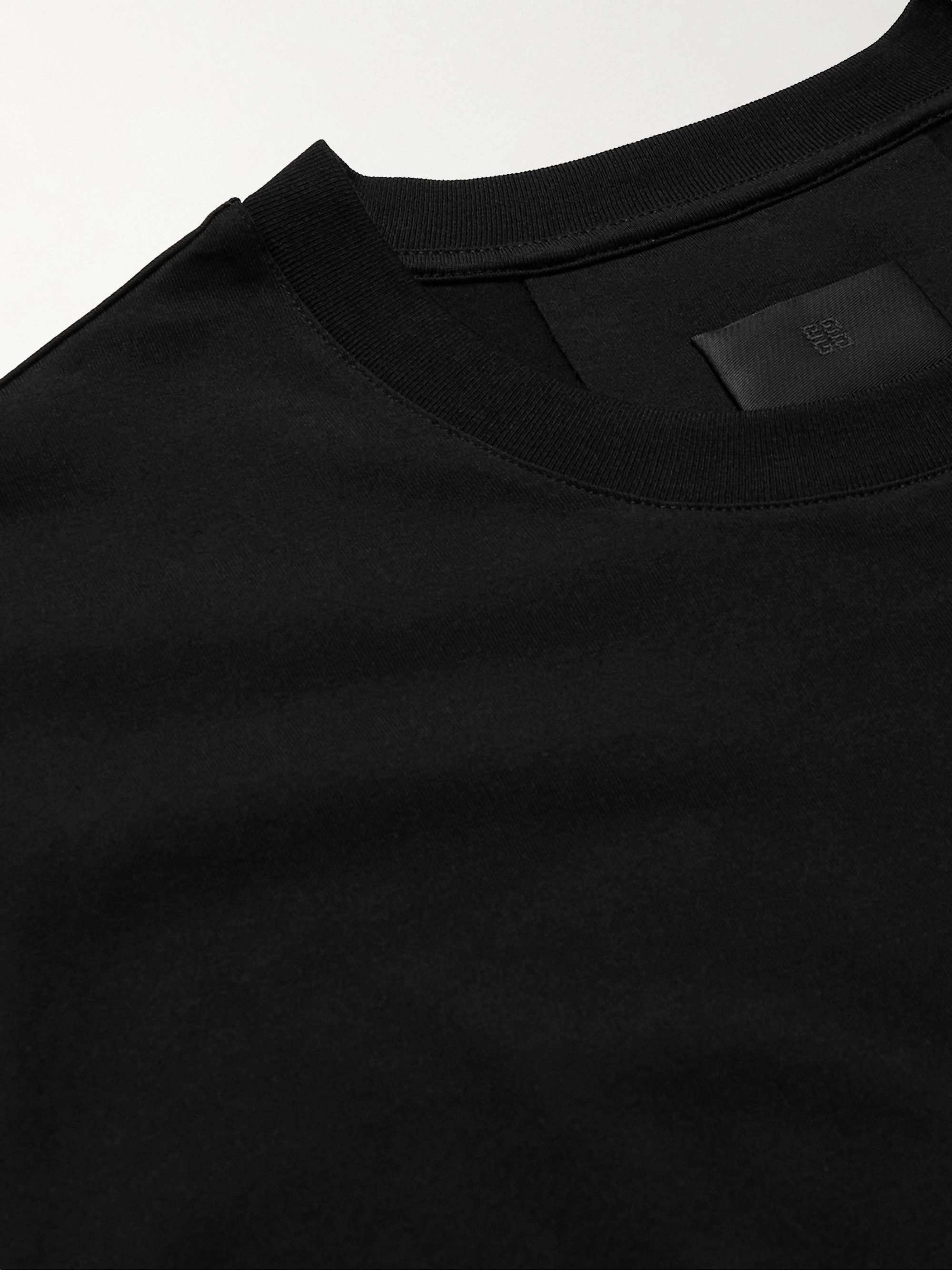 GIVENCHY Logo-Embroidered Cotton-Jersey T-Shirt