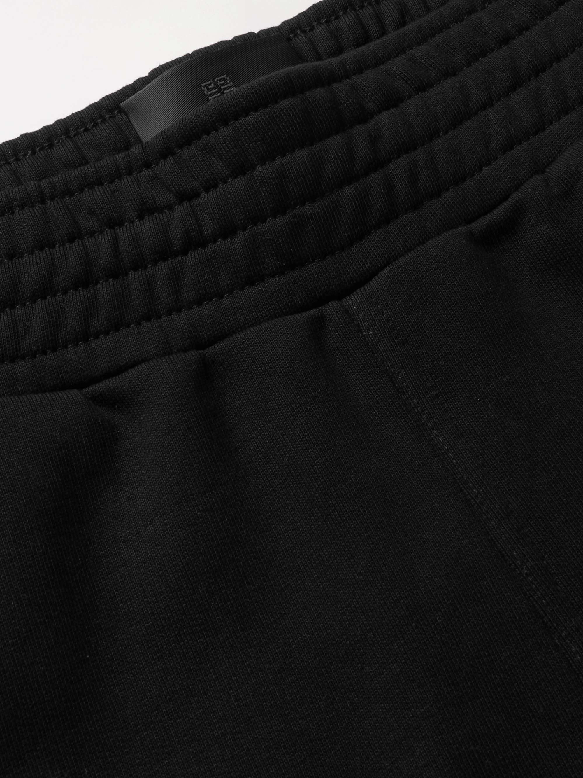 GIVENCHY Slim-Fit Logo-Embroidered Cotton-Jersey Sweatpants