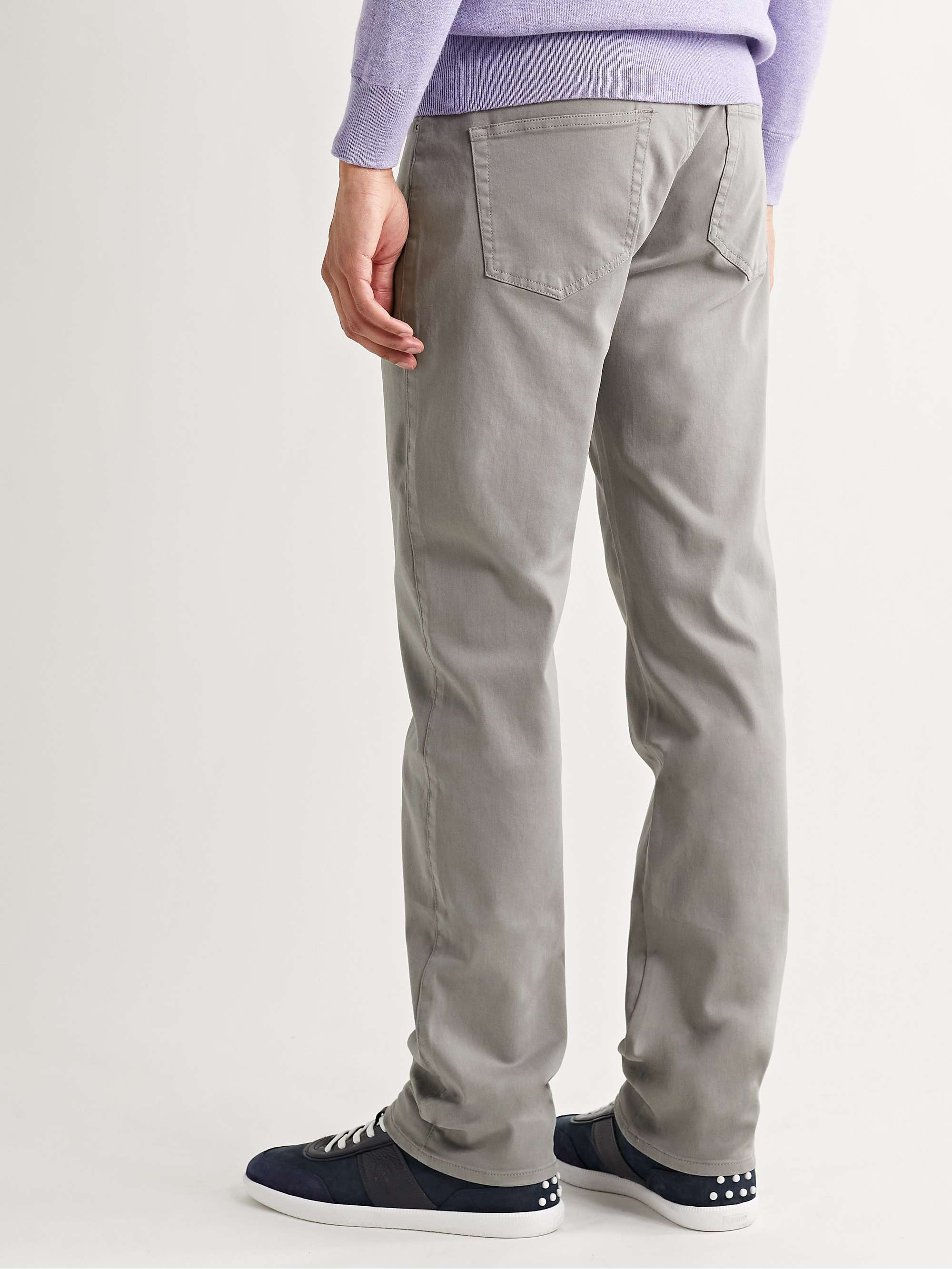 PETER MILLAR Ultimate Stretch Cotton and Modal-Blend Sateen Trousers
