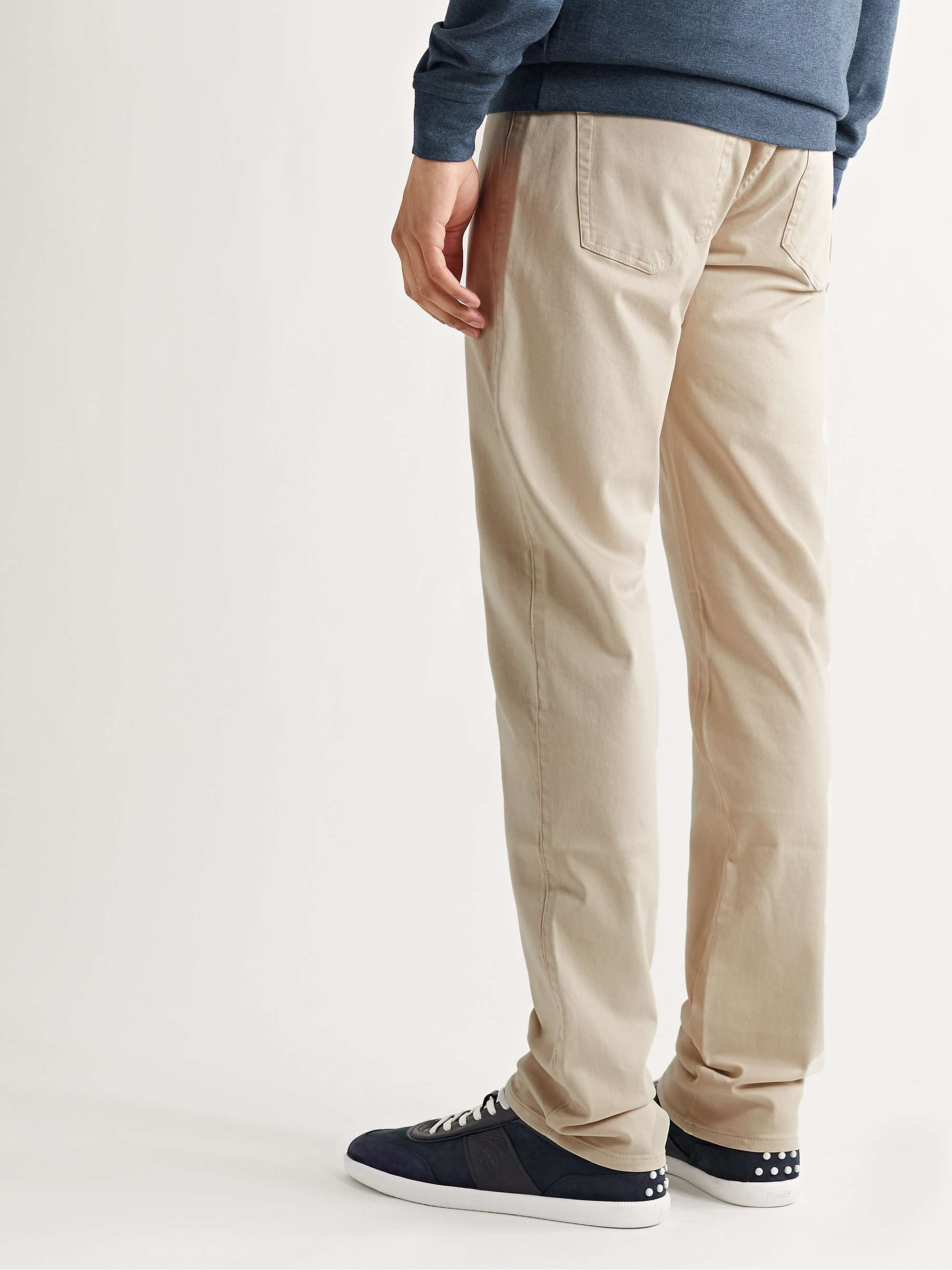 PETER MILLAR Ultimate Stretch Cotton and Modal-Blend Sateen Trousers
