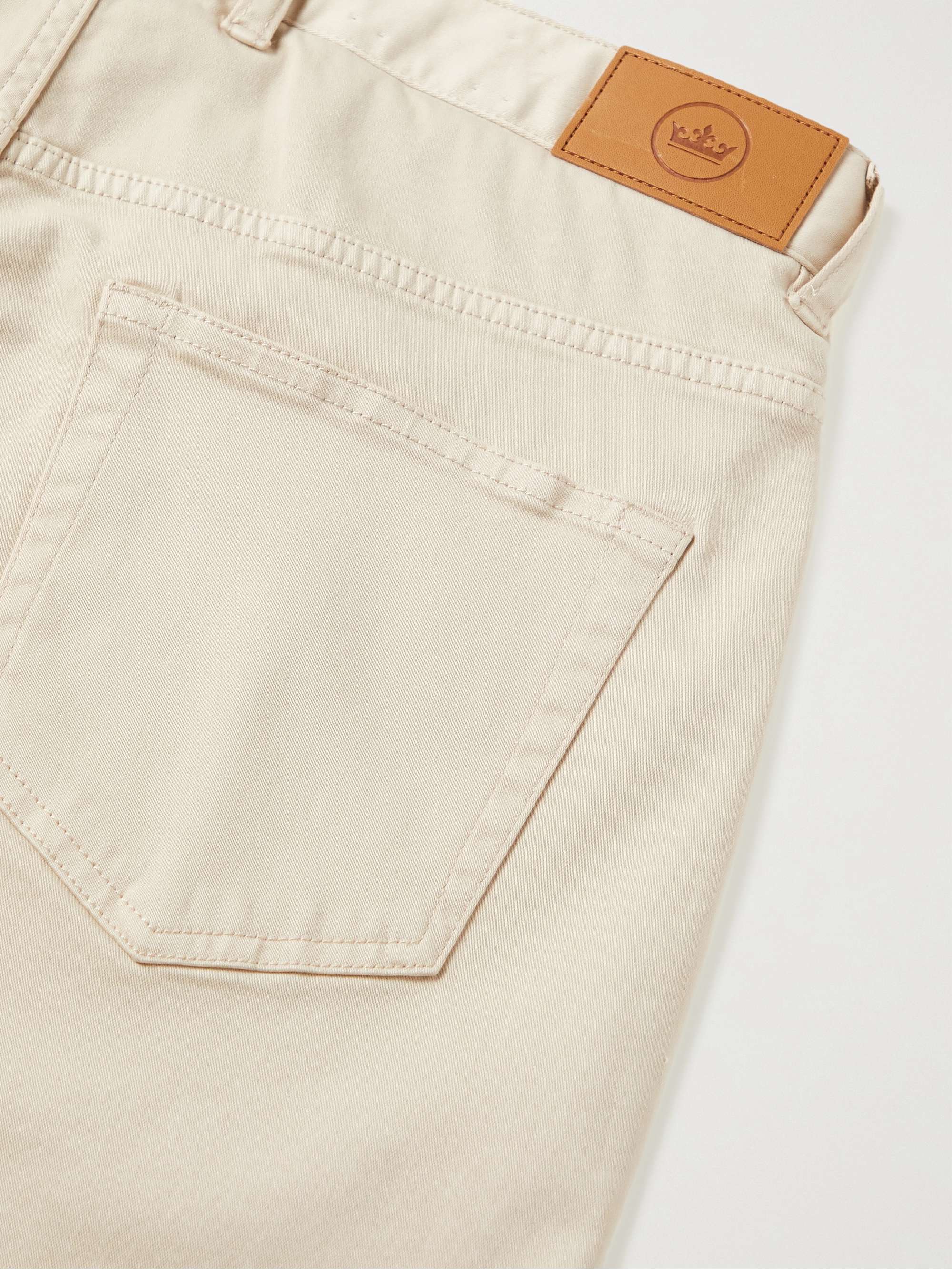 PETER MILLAR Ultimate Stretch Cotton and Modal-Blend Sateen Trousers