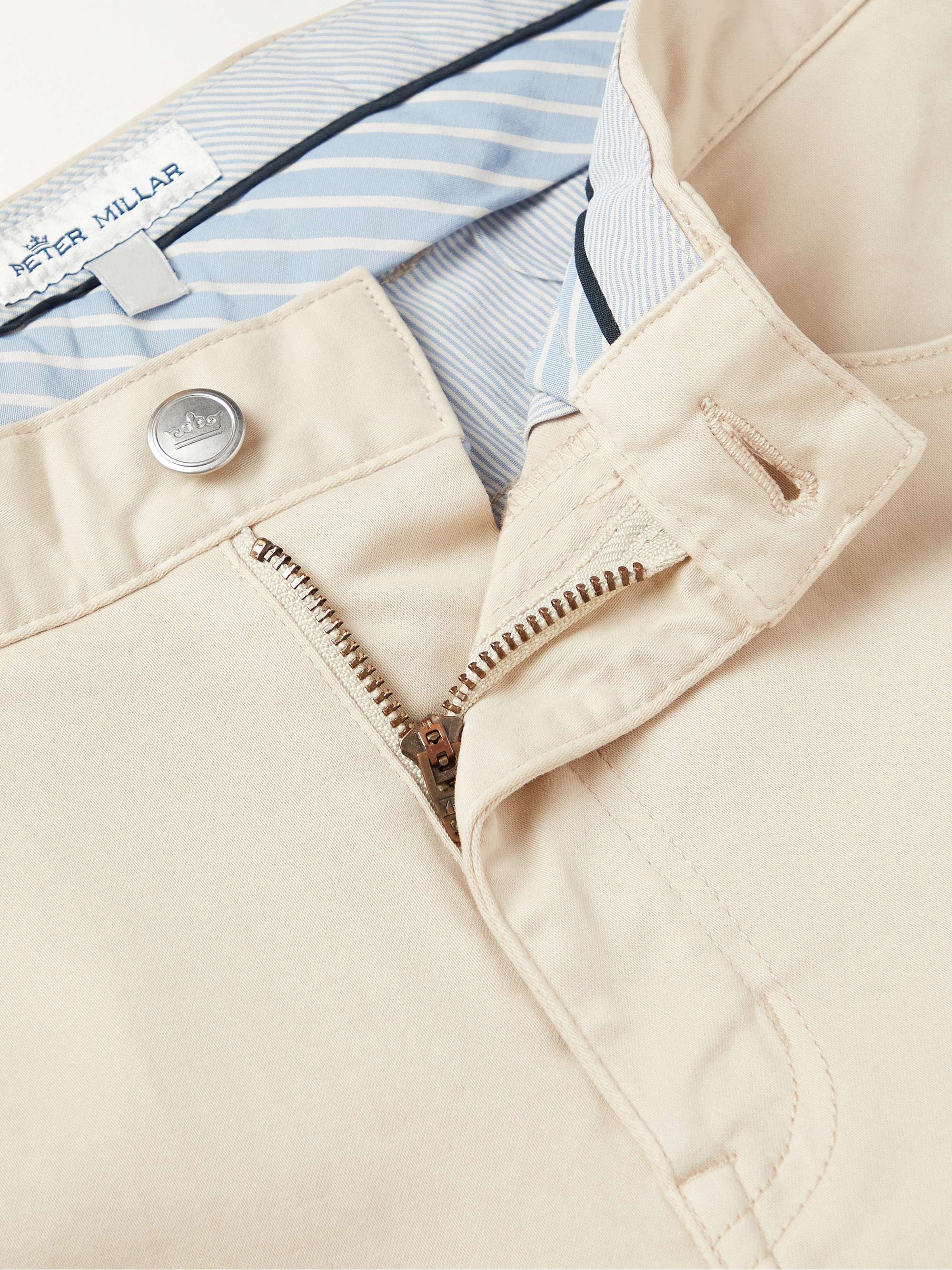 PETER MILLAR Ultimate Stretch Cotton and Modal-Blend Sateen Trousers