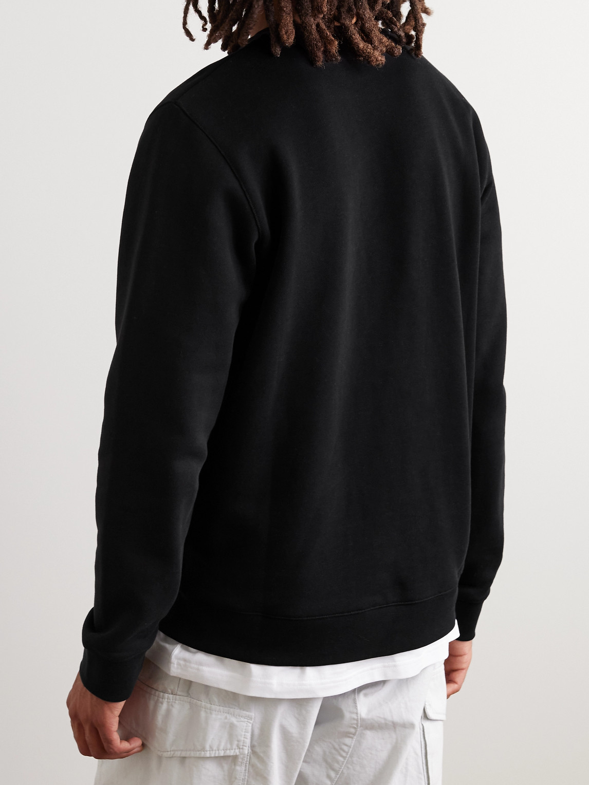 Shop Norse Projects Vagn Organic Cotton-jersey Sweatshirt In Black