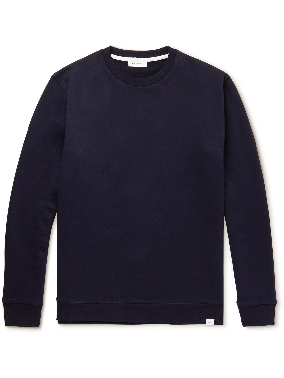 Norse Projects Vagn Organic Cotton-jersey Sweatshirt In Blue